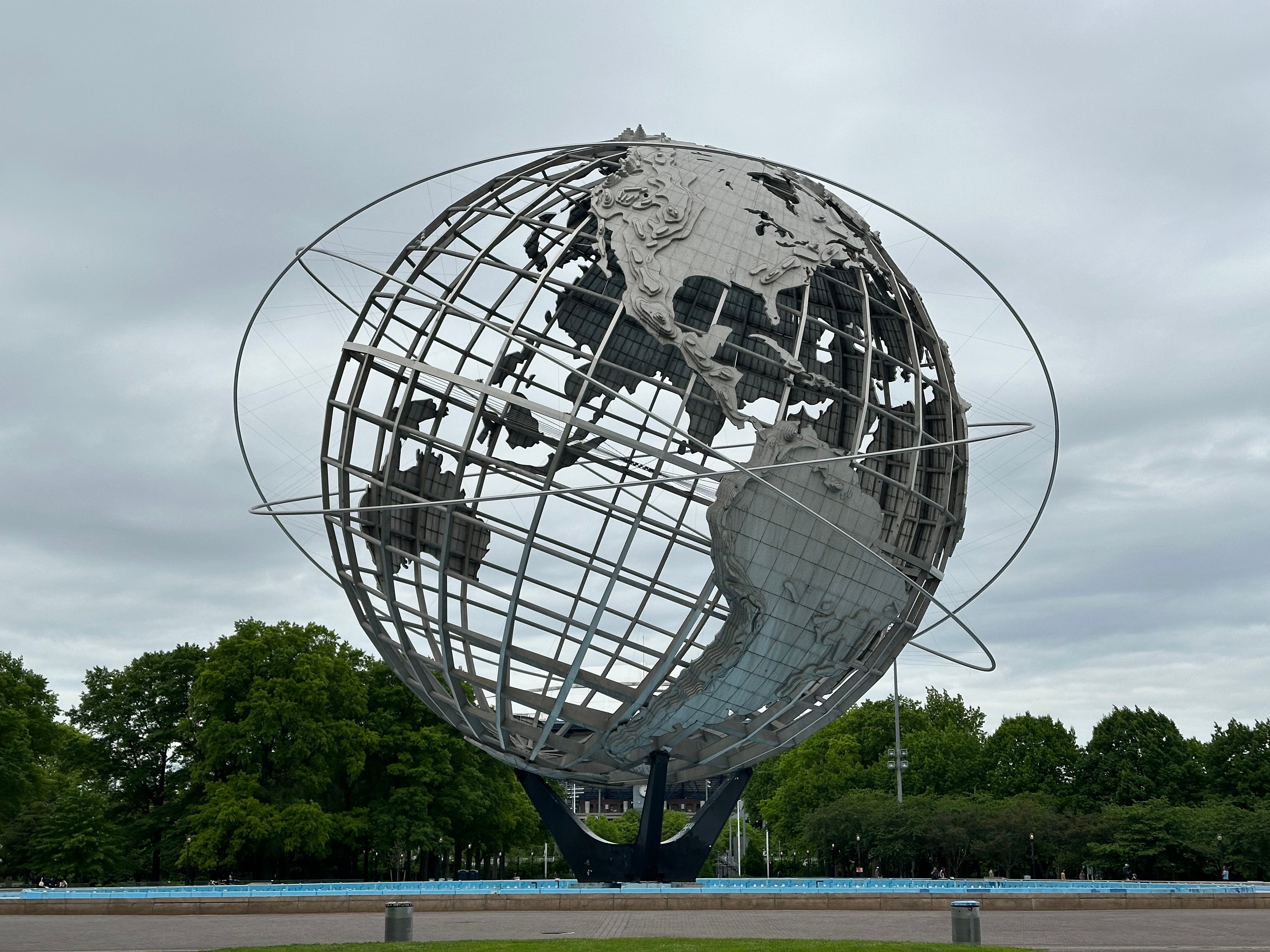 The Unisphere in Flushing Meadows Corona Park, Queens, New York.