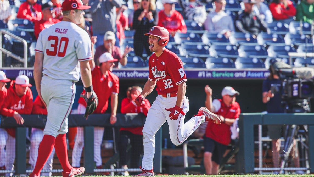 Indiana baseball celebrates NCAA tournament bid after 48 hours on the bubble