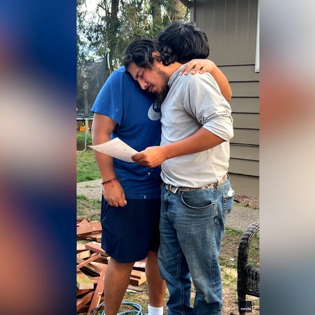 Mario overwhelmed with emotion after his stepson asked to be adopted