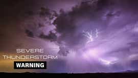 Severe thunderstorm warning issued for Bucks County
