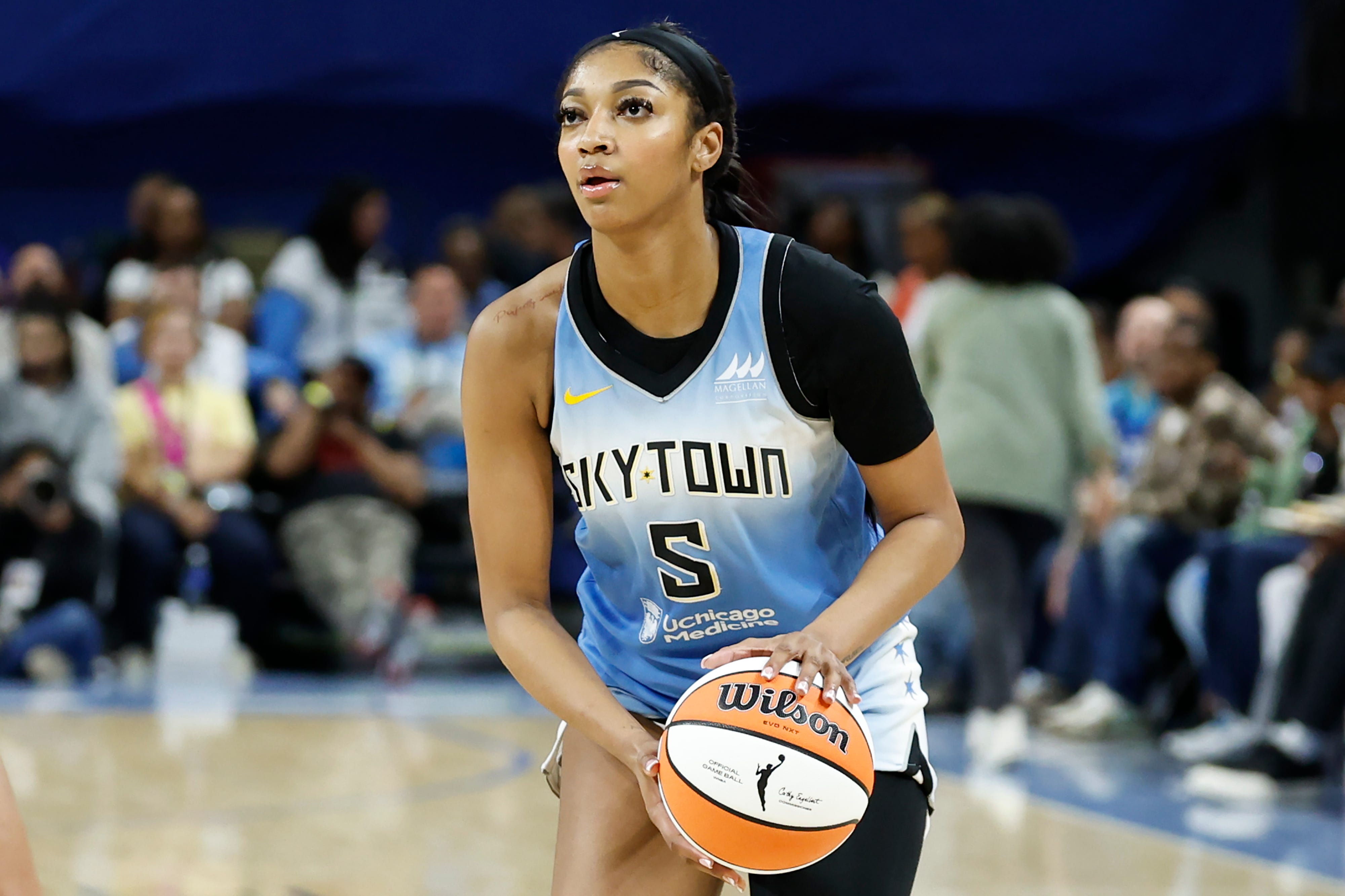 Three weeks into the 2024 season, Chicago Sky forward Angel Reese leads the WNBA in offensive rebounds per game