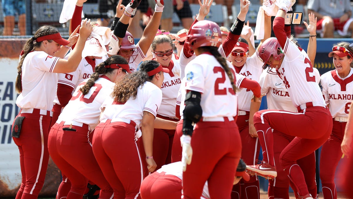 Oklahoma vs Texas in WCWS: Full list of conference matchups for college softball national championship Oklahoma vs Texas in WCWS: Full list of conference matchups for college softball national championship
