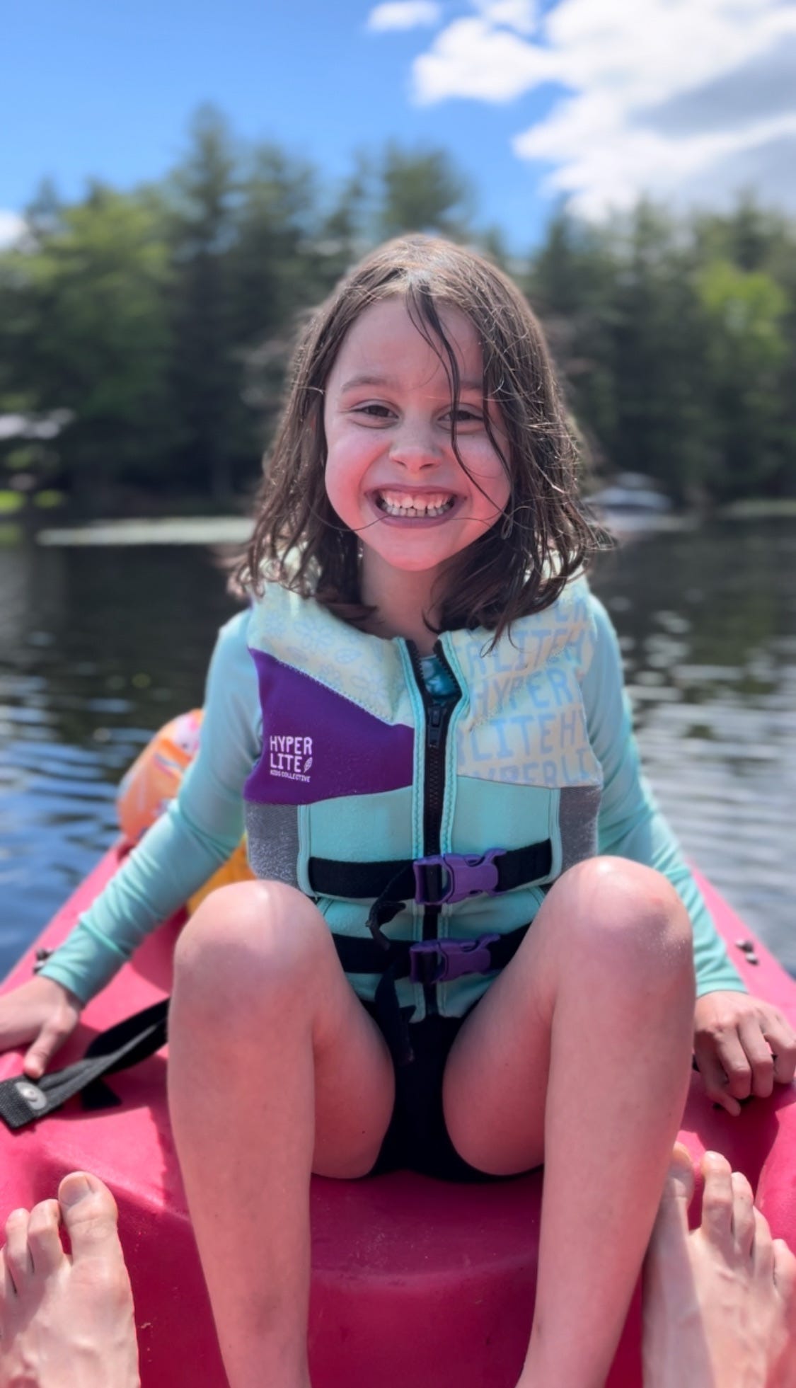 Lucy Morgan, 6, died on June 5, 2024, several days after a freak accident involving a badminton racquet at her family's lake cottage in Maine.