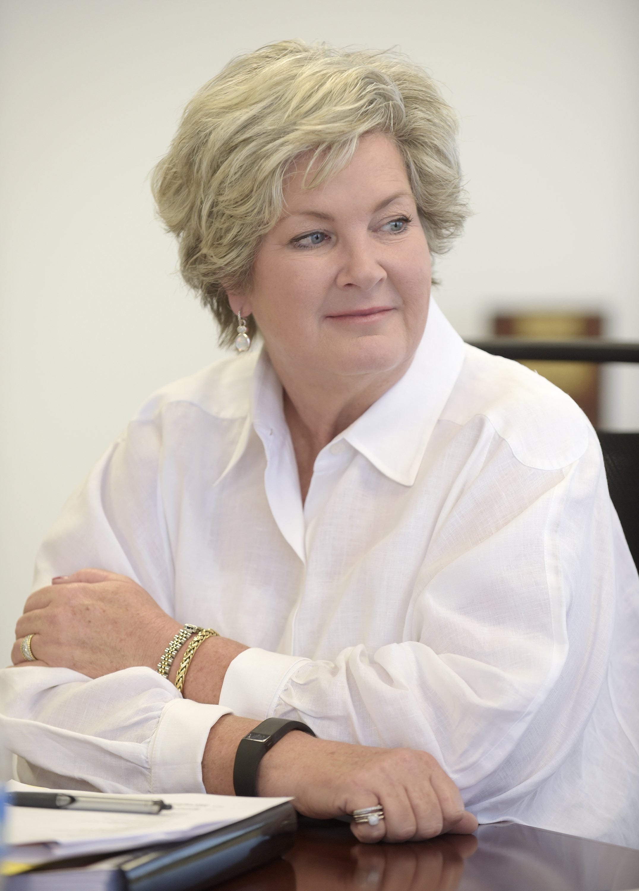 Susie Wiles, who is leading former President Donald Trump's 2024 campaign, pictured on May 22, 2015.