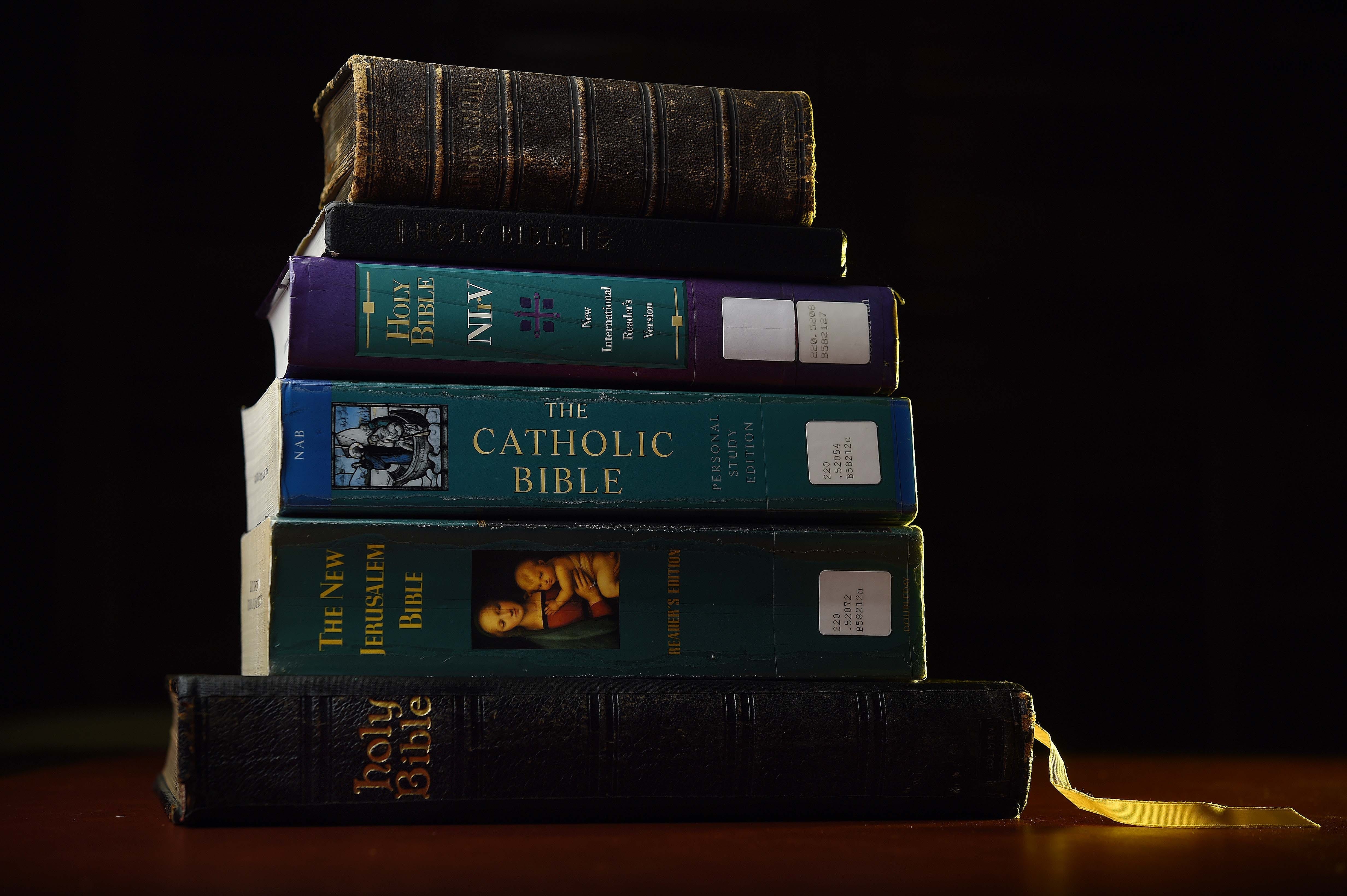 If Tennessee becomes the first state to recognize the Bible as its official book, it also could become the first state to be sued for it.  Bibles at downtown Nashville library