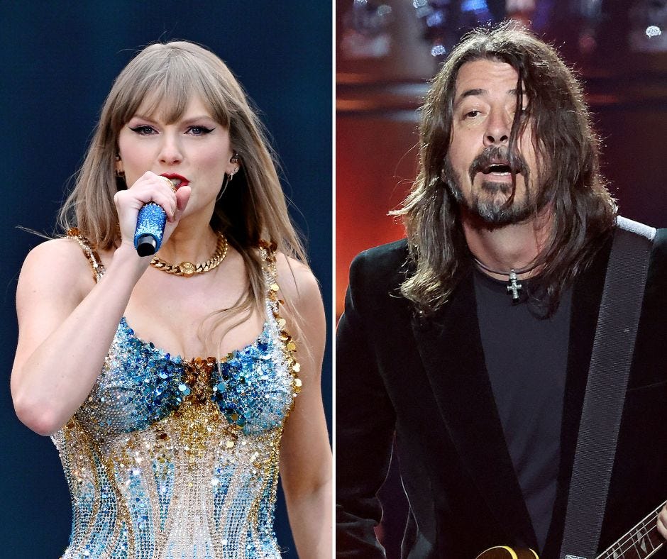 Dave Grohl took a swipe at Taylor Swift during Foo Fighters concert