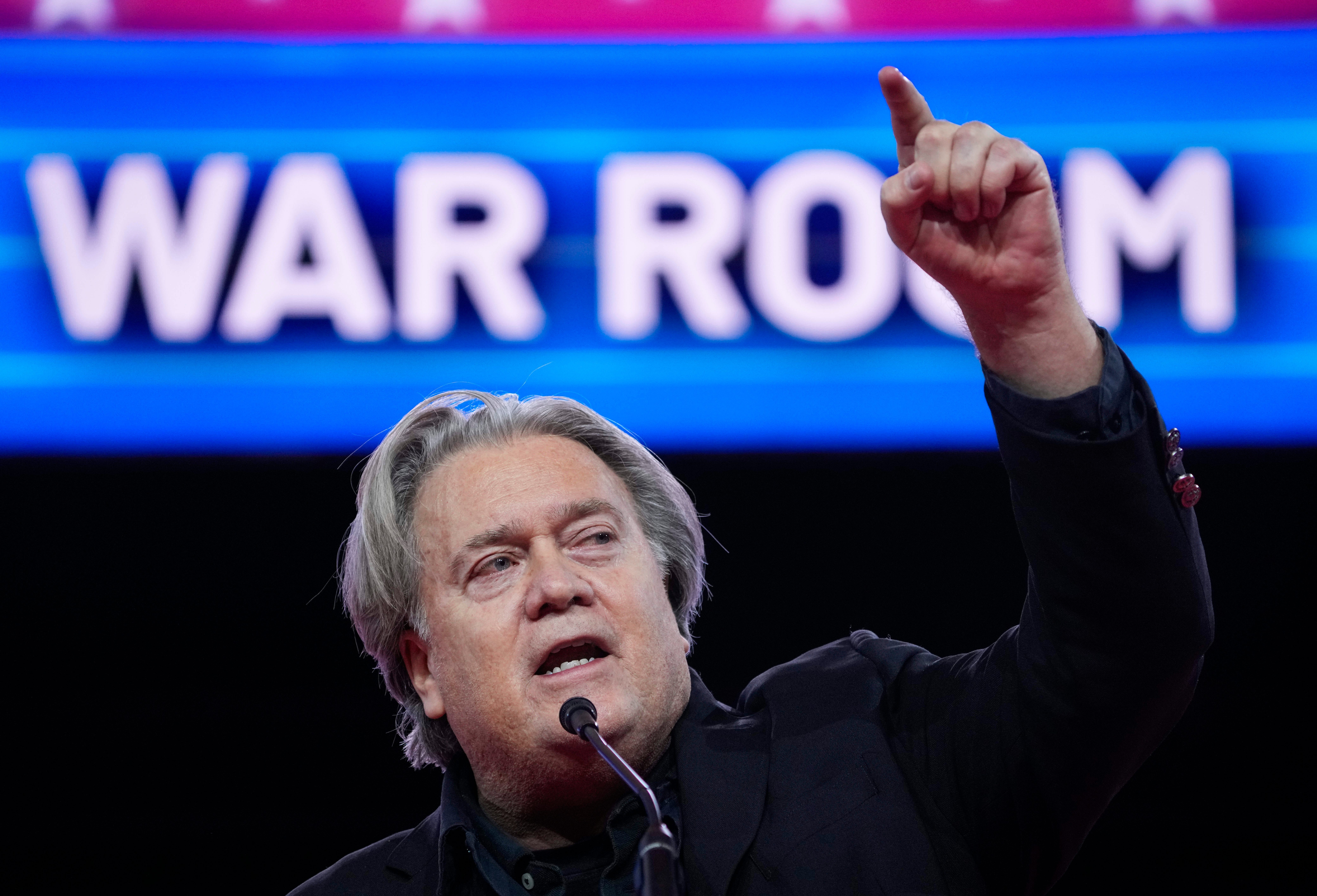 Steve Bannon during the Conservative Political Action Conference, CPAC 2023, at the Gaylord National Resort & Convention Center on March 3, 2023.    Xxx Usat 524242 108598 Jpg A Oth Usa Md