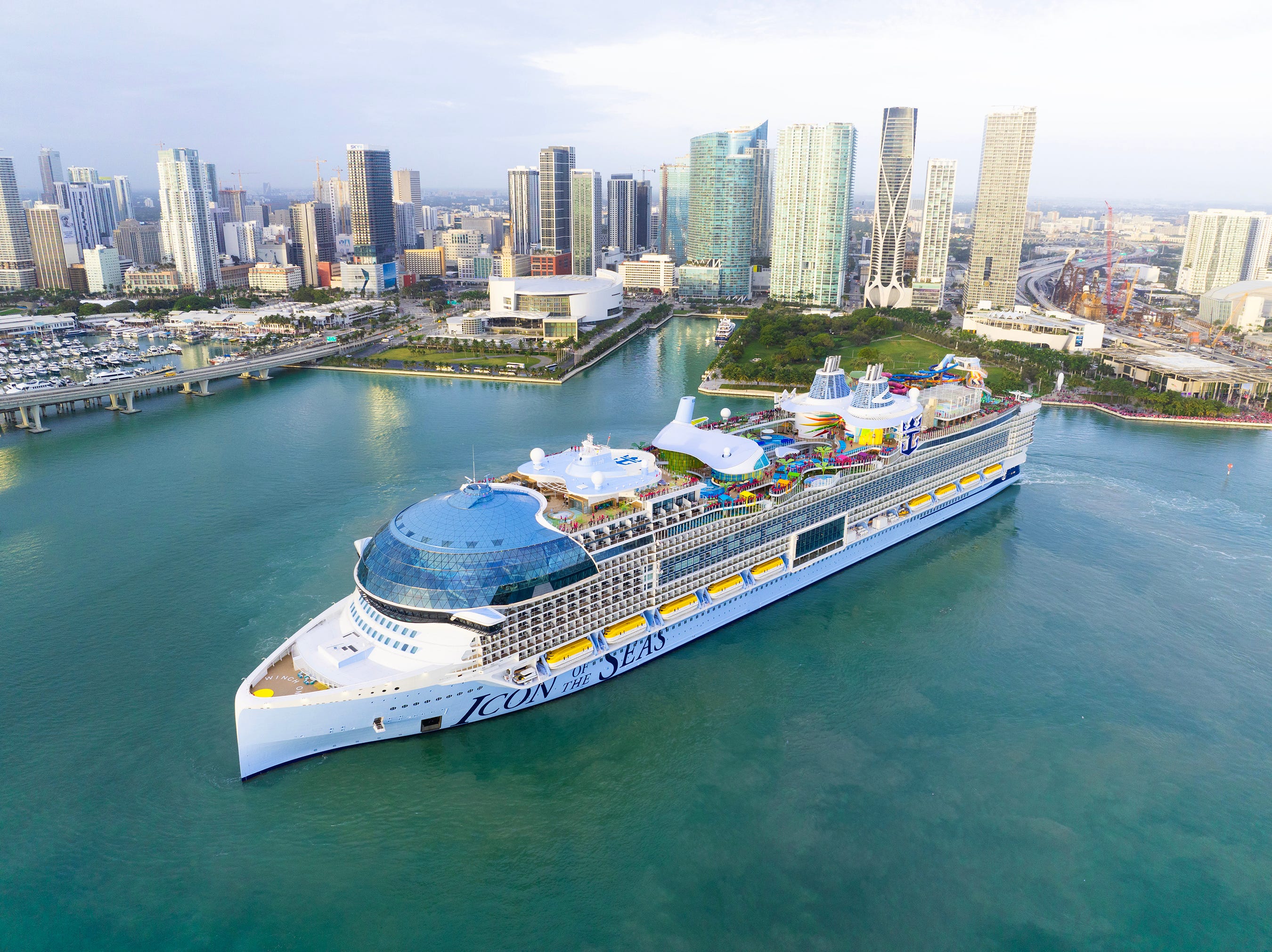The Icon of the Seas ship.