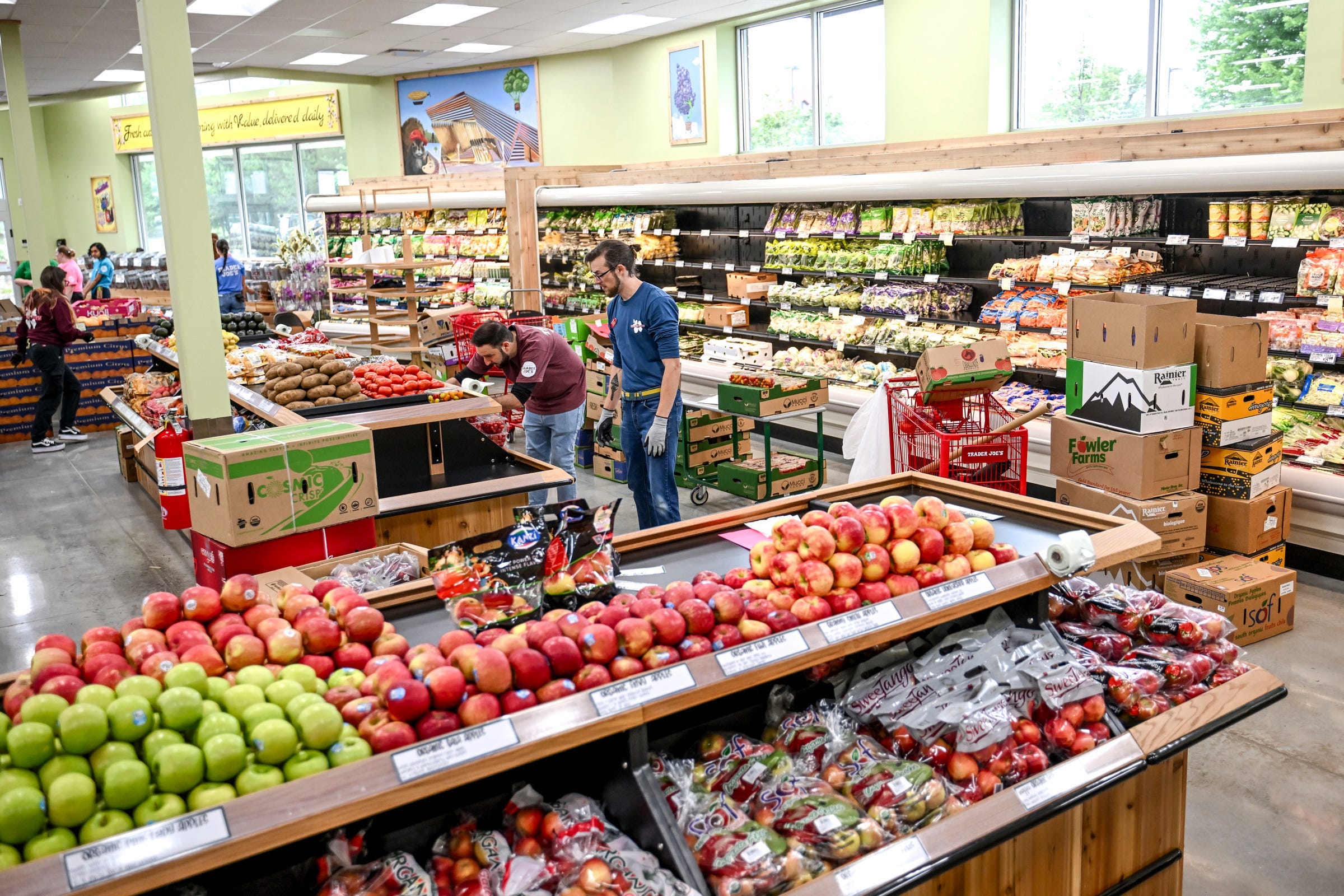 The produce section at Trader Joe's on Wednesday, June 26, 2024.