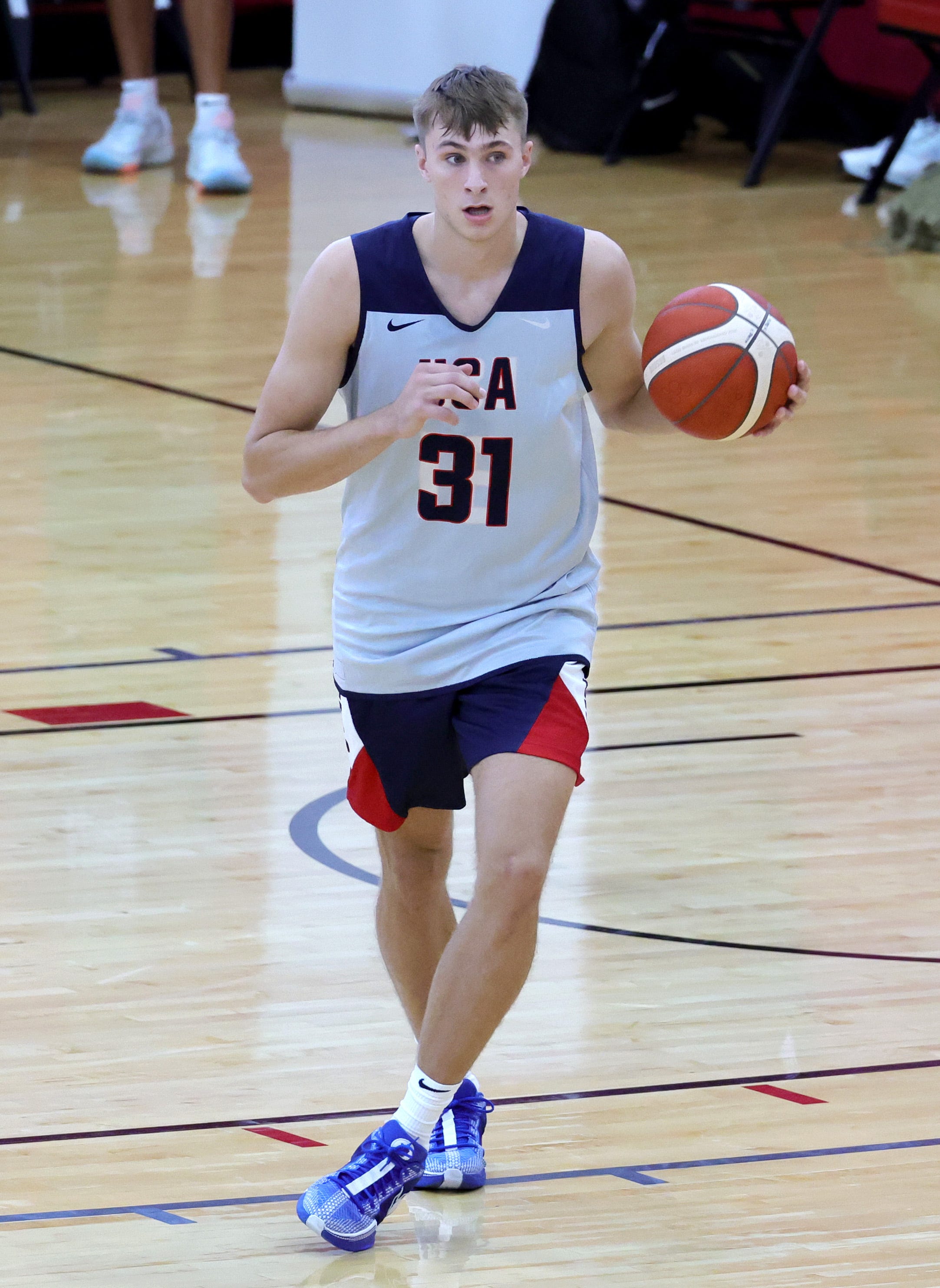 Cooper Flagg, 17, puts on show at US men’s basketball Olympic training camp