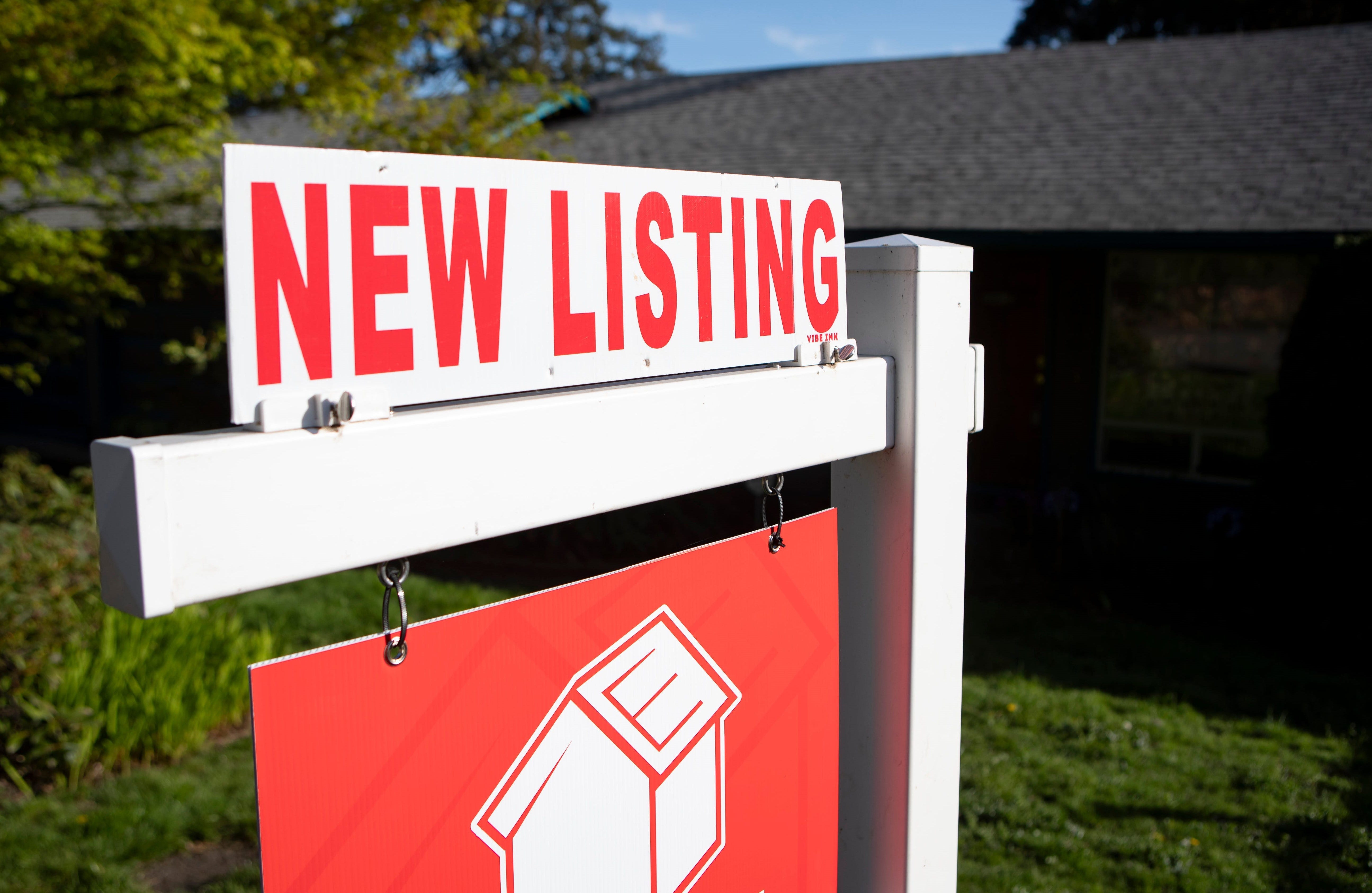 Home for sale in Eugene, Oregon on April 10, 2024.