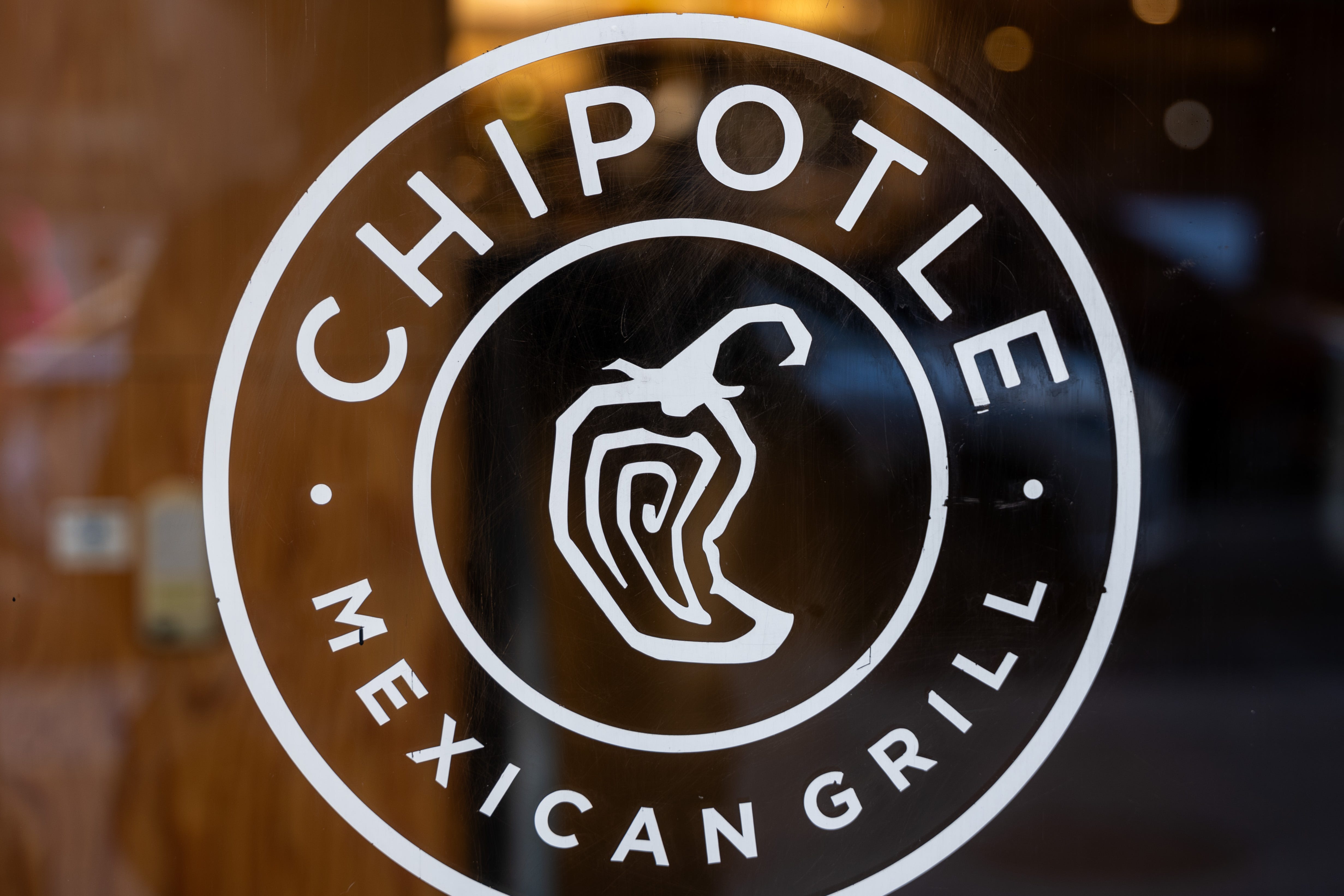 A Chipolte restaurant stands in Manhattan on February 06, 2024 in New York City.