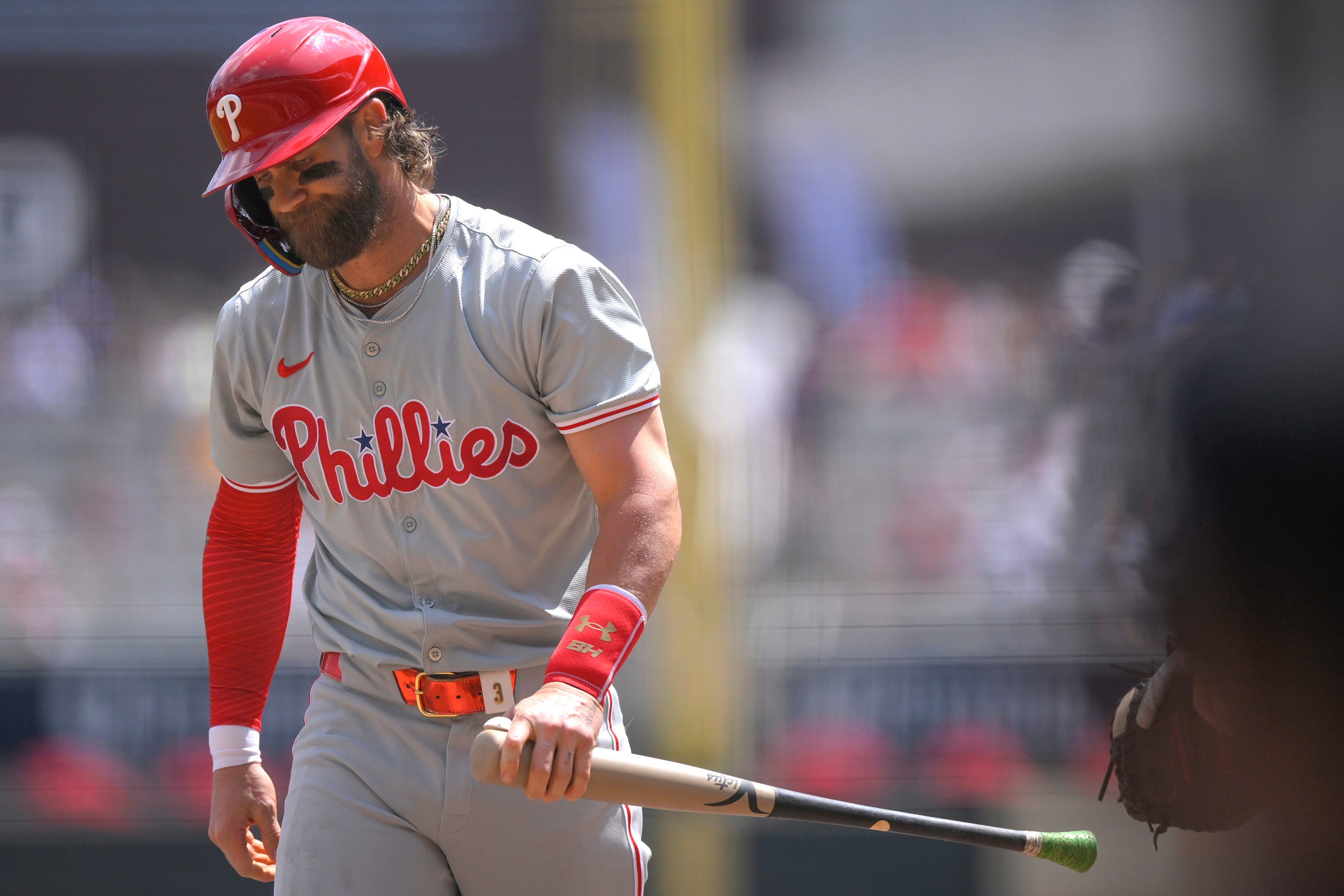 Bryce Harper is 10 for 53 (.189) in the month of July.