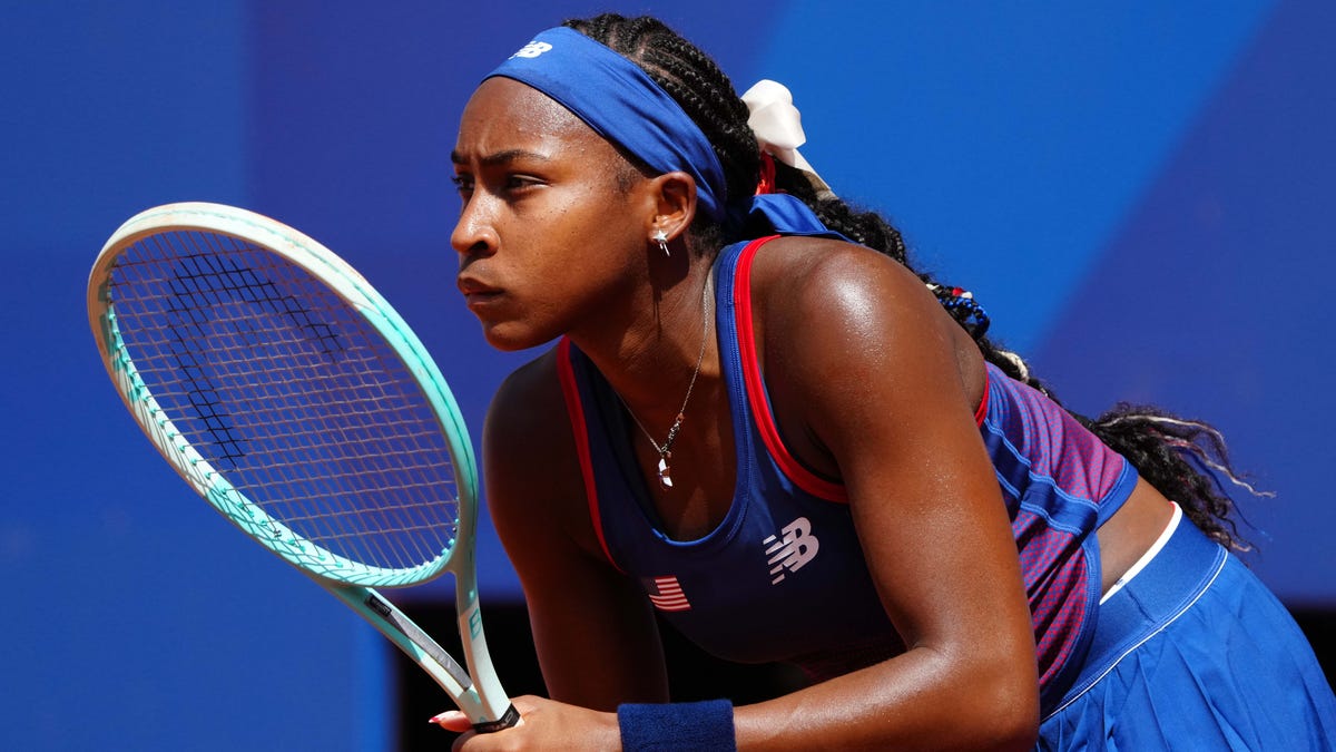 Coco Gauff ousted at Paris Olympics in third round match marred by controversial call Coco Gauff ousted at Paris Olympics in third round match marred by controversial call