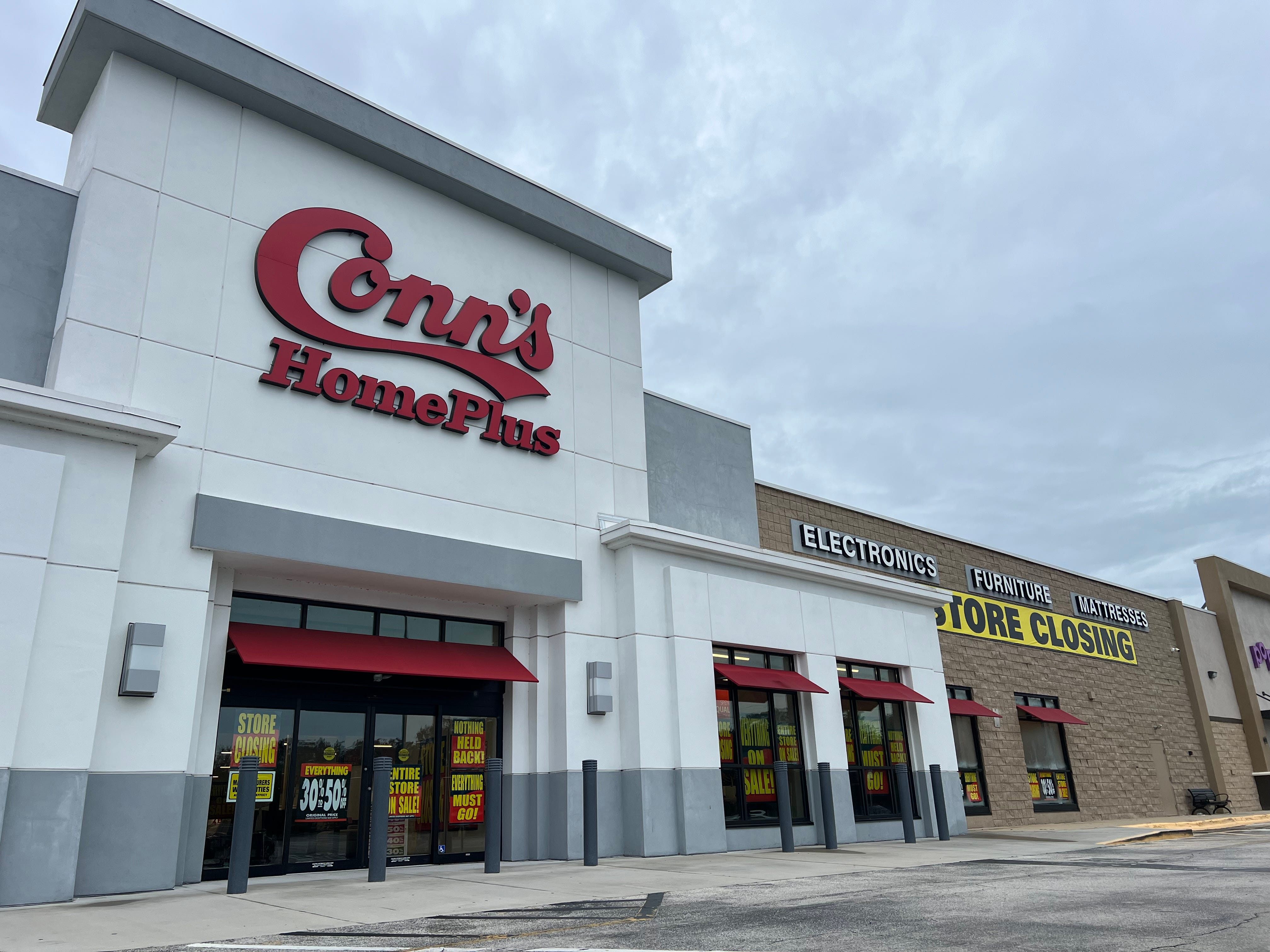 Conn's HomePlus is closing at least 73 locations across 13 states.