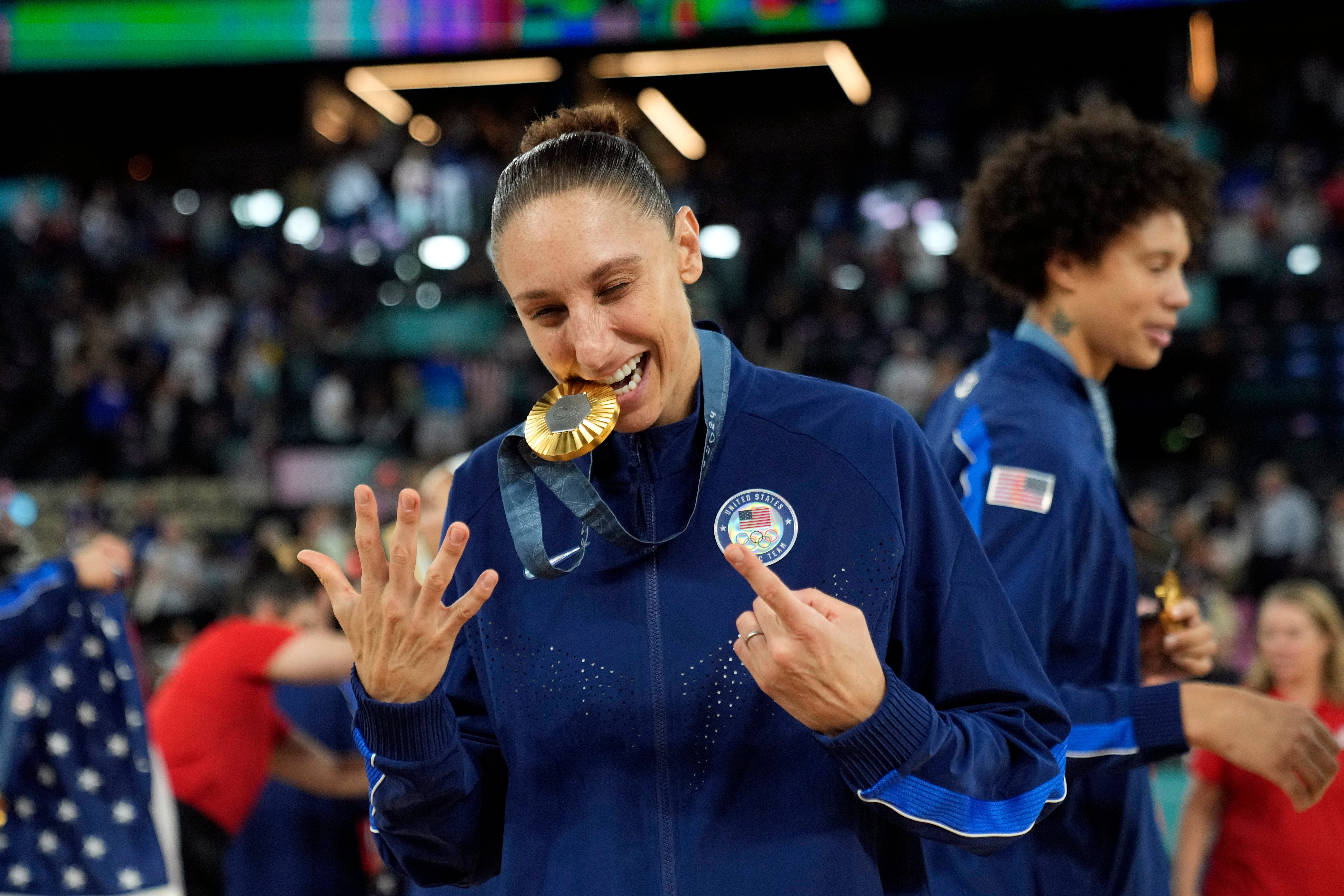 Diana Taurasi von den Phoenix Mercury gewinnt die 6. olympische ...