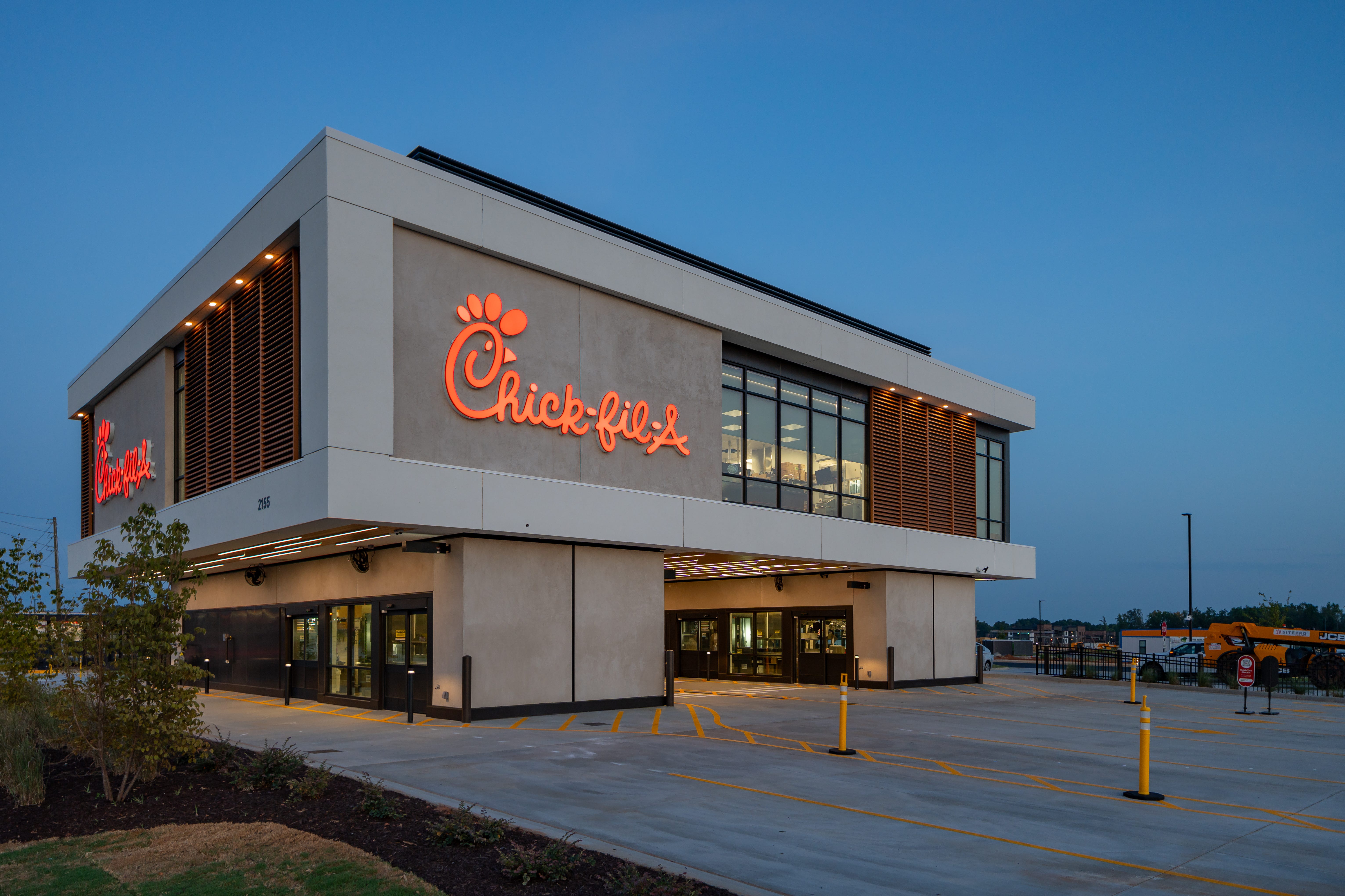 Chick-fil-A is opening its first elevated drive-thru restaurant in the chain, the company announced Wednesday.