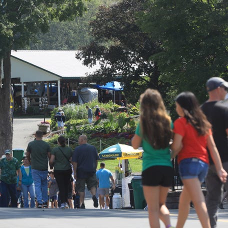Opening day at the 178th Dutchess County Fair in Rhinebeck on August 20, 2024.