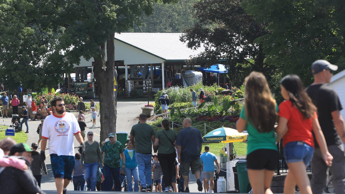 Opening day at the 178th Dutchess County Fair in Rhinebeck on August 20, 2024.