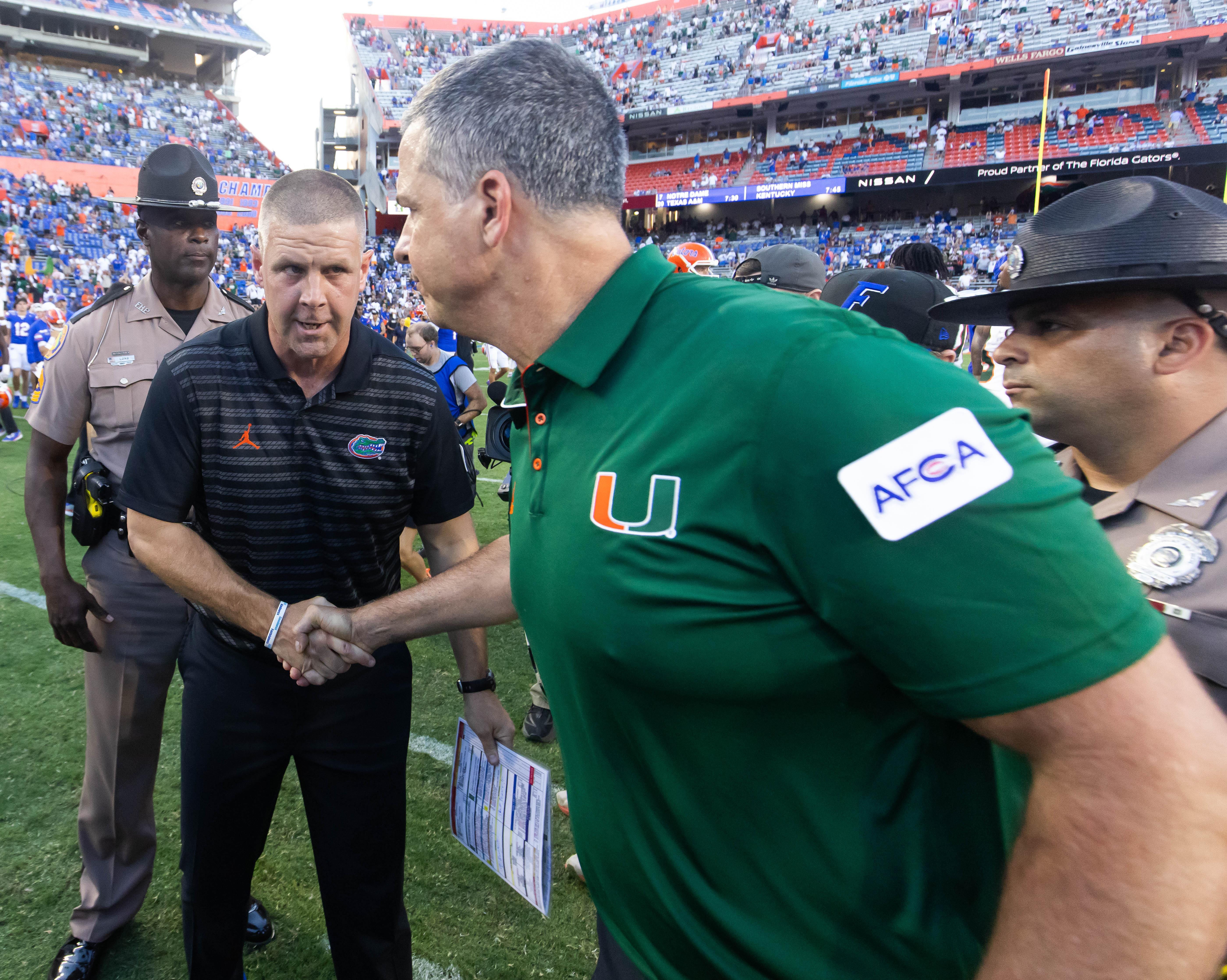 Billy Napier is now just 11-15 as the head coach of Florida after the Gators were pounded by Mario Cristobal's Miami Hurricanes.