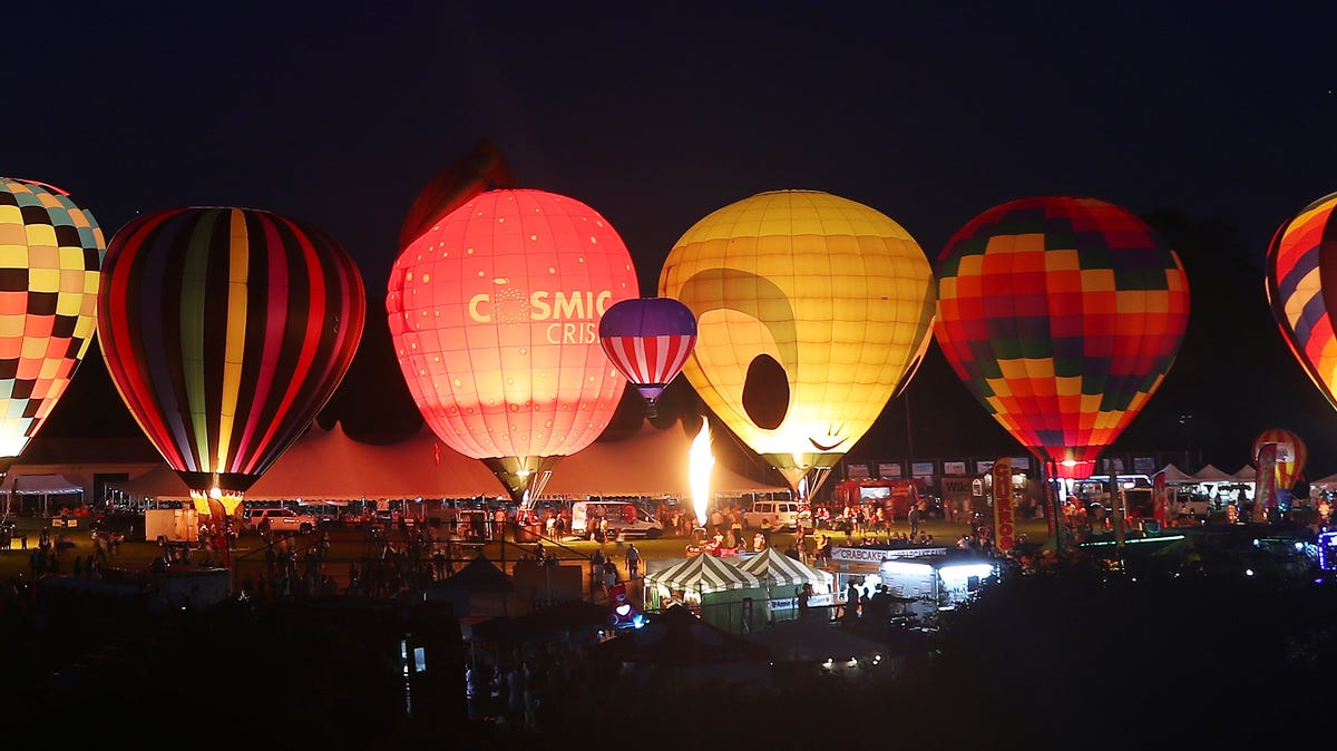 The 33rd Annual JPMorgan Chase Hudson Valley Hot-Air Balloon Festival at Tymor Park in Union Vale, NY September 1, 2024. The festival is produced by The Chamber Foundation of the Dutchess County Regional Chamber of Commerce.
