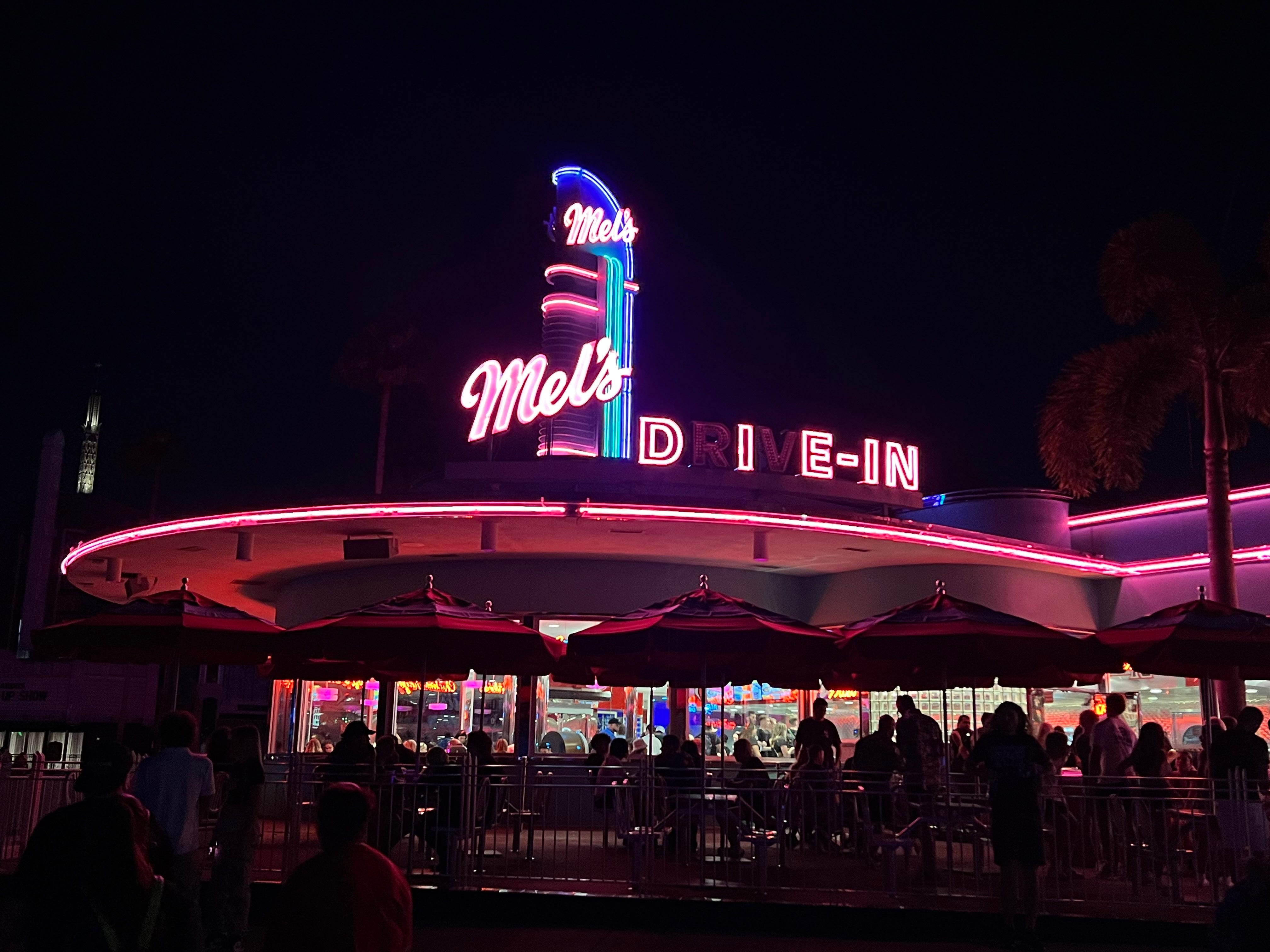 Mel's Drive-in becomes Mel's Die-in during Halloween Horror Nights.