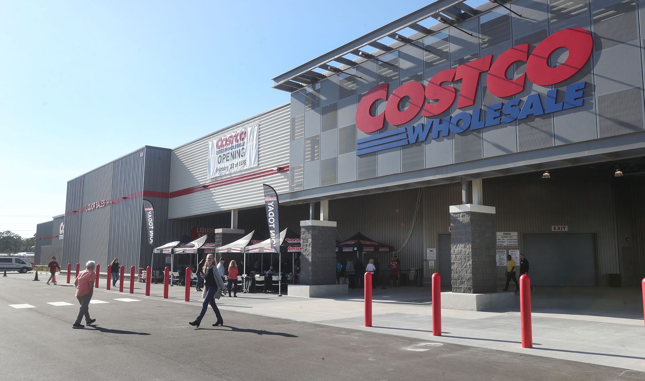 The new Costco Wholesale store at One Daytona is pictured on Tuesday, Feb. 20, 2024, two days before opening day. It is scheduled to open on Thursday, Feb. 22, immediately following a ribbon-cutting ceremony at 7:30 a.m.