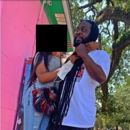 Damon Lanor forceable had his dreadlocks shaved while imprisoned in Louisiana.