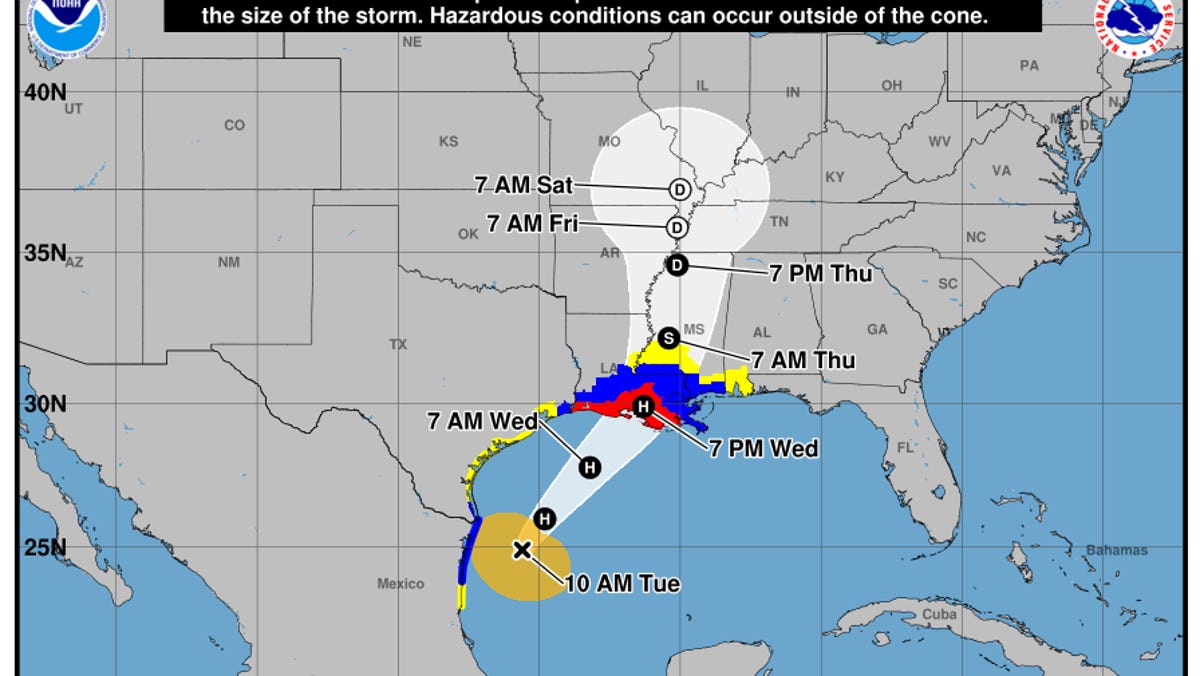 Francine path updates: Where will forecasted hurricane make landfall? Francine path updates: Where will forecasted hurricane make landfall?