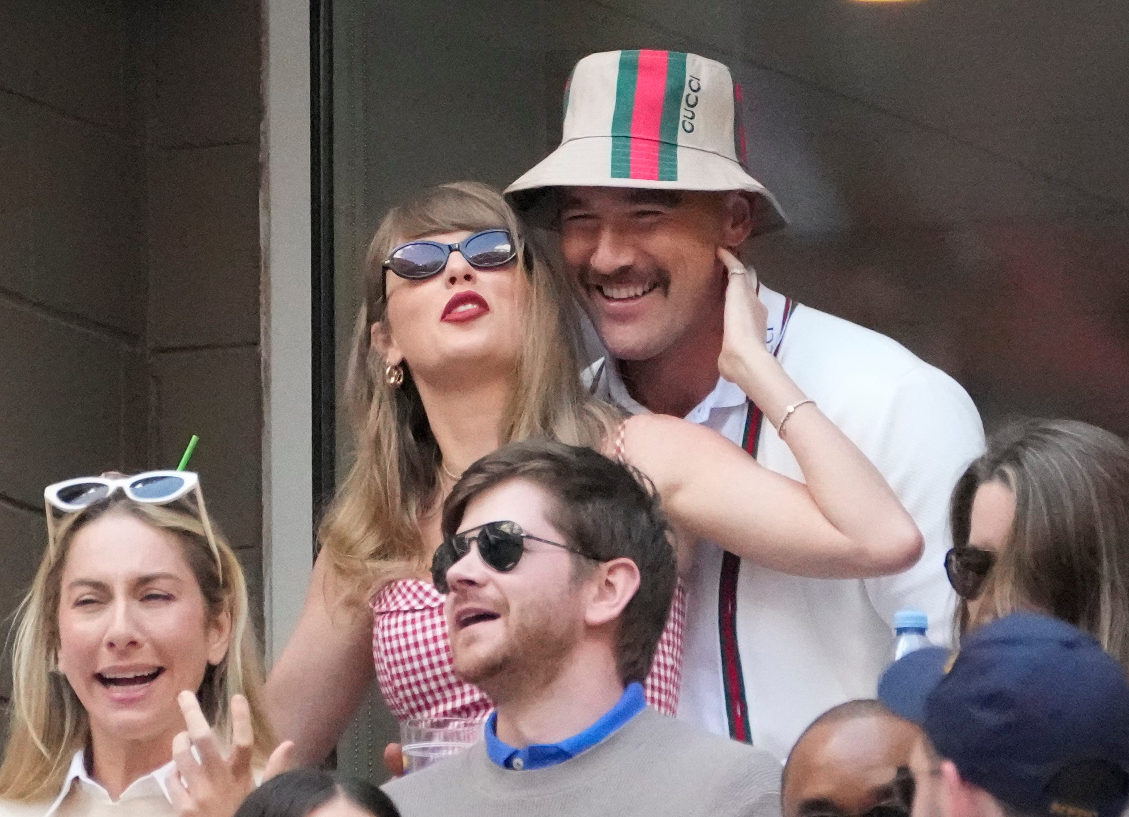 With the Kansas City Chiefs opening their season on Thursday night, tight end Travis Kelce and pop superstar Taylor Swift had time to attend the U.S. Open men's singles final on Sunday.