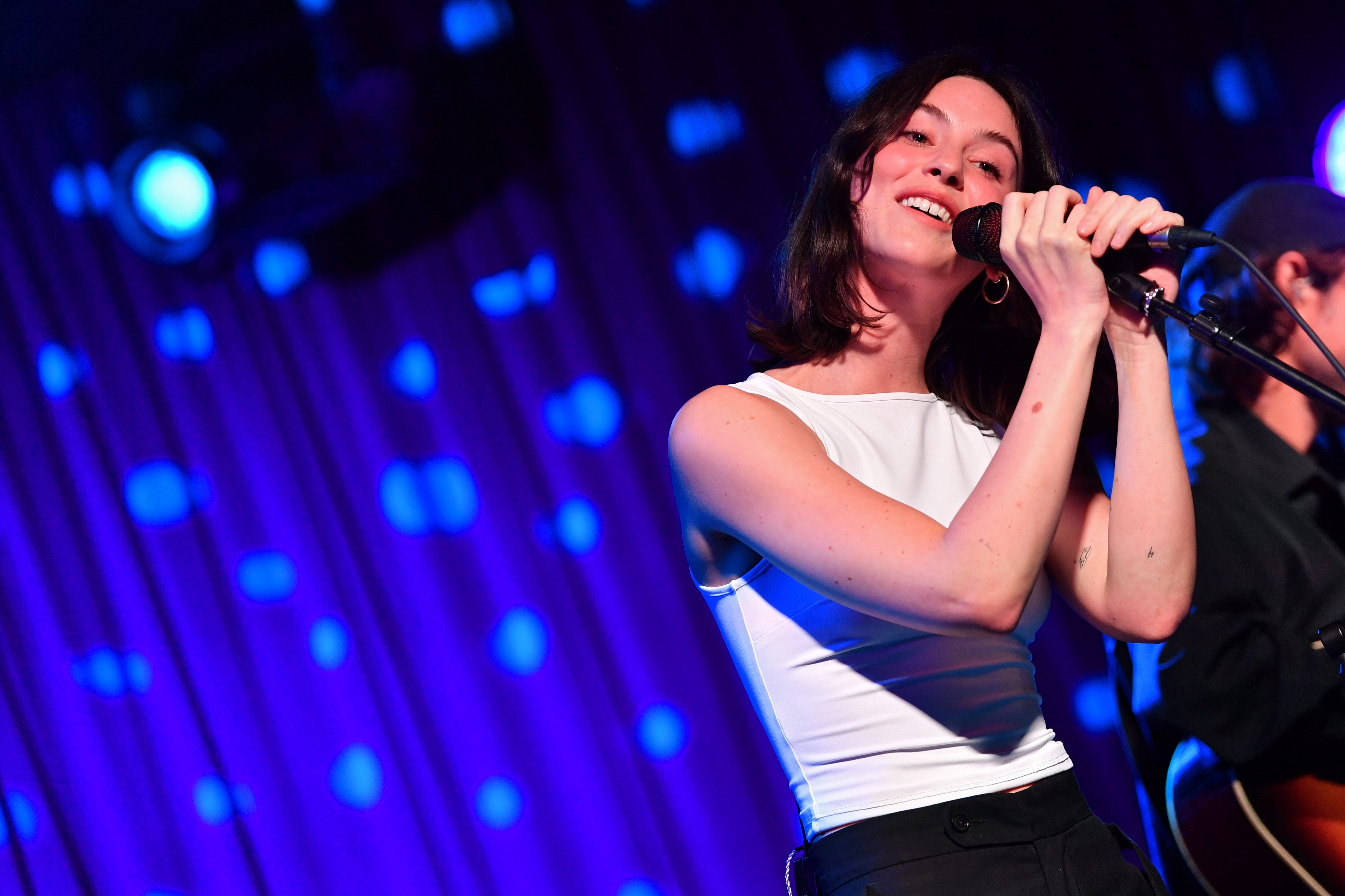 Gracie Abrams performs during Spotlight: Gracie Abrams at the GRAMMY Museum on Sept. 13, 2023, in Los Angeles.
