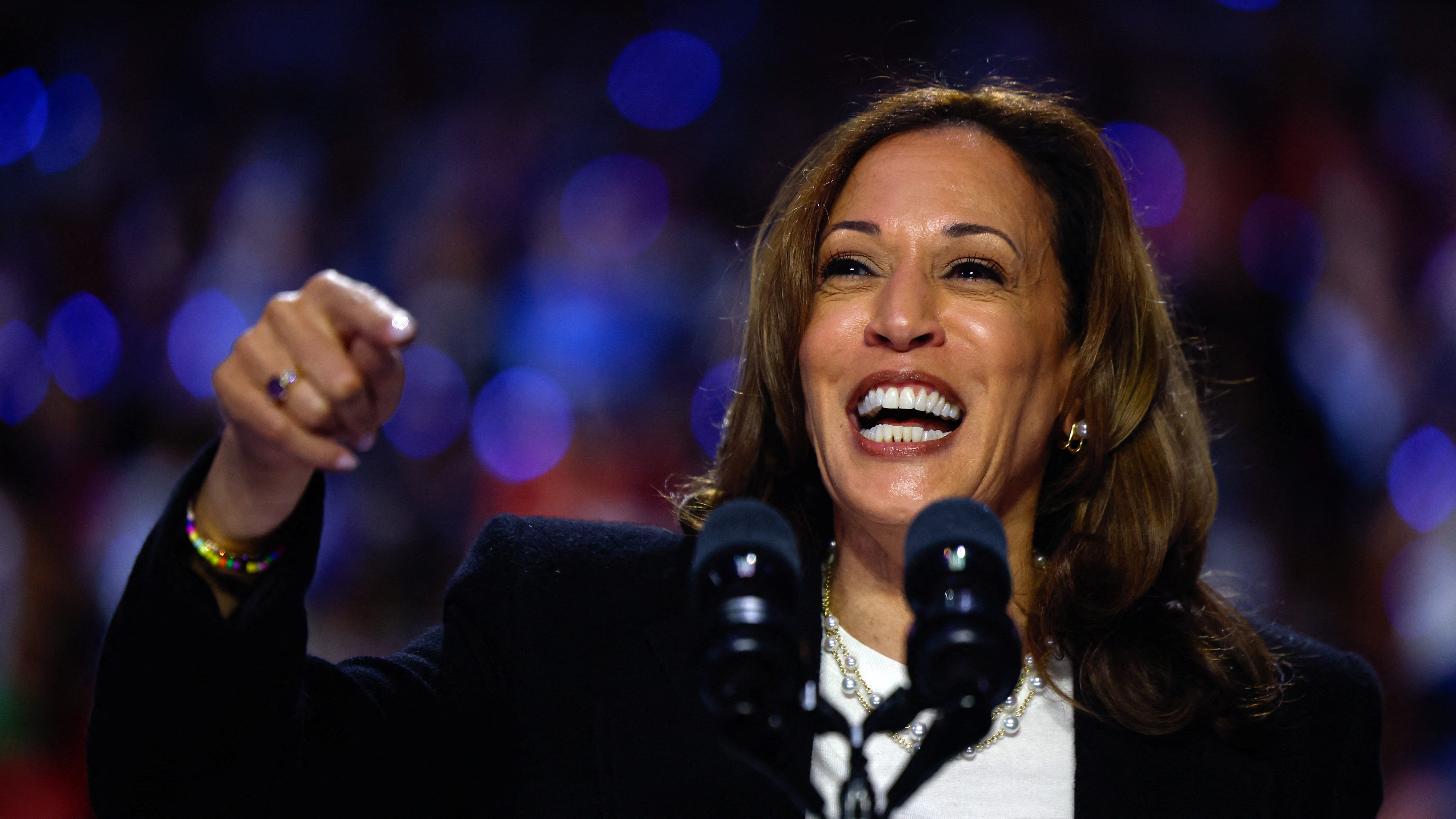 Vice President Kamala Harris campaigns for president in Charlotte, N.C., on Sept. 12, 2024.