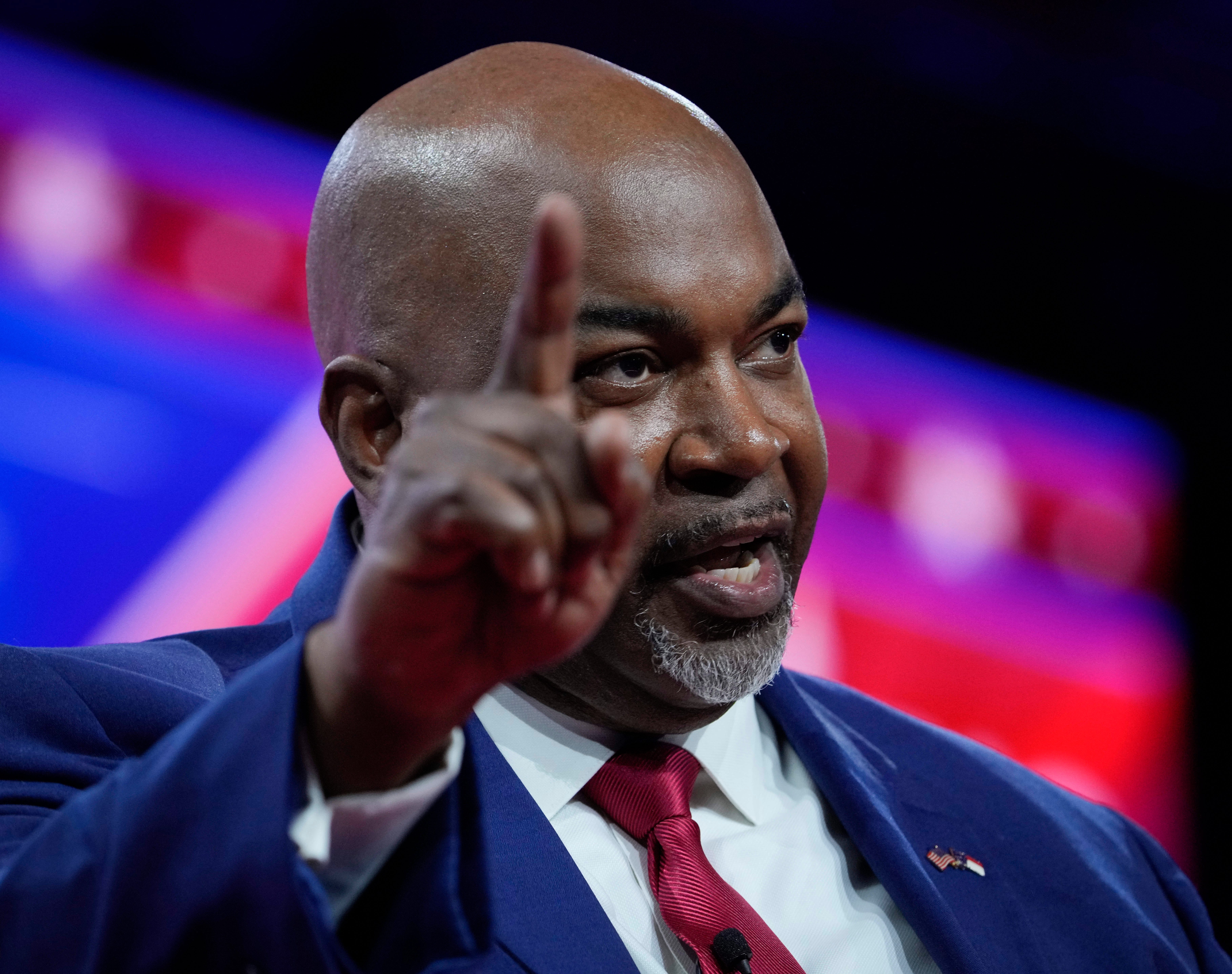 North Carolina Lieutenant Governor speaks during the Conservative Political Action Conference, CPAC 2023, at the Gaylord National Resort & Convention Center on Saturday, March 4, 2023.