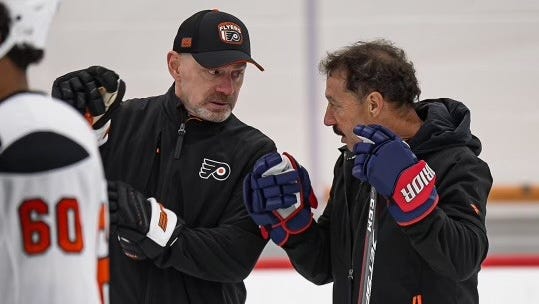 John Tortorella Hockey Coach Jacket Guy Gaudreau Coaches Flyers