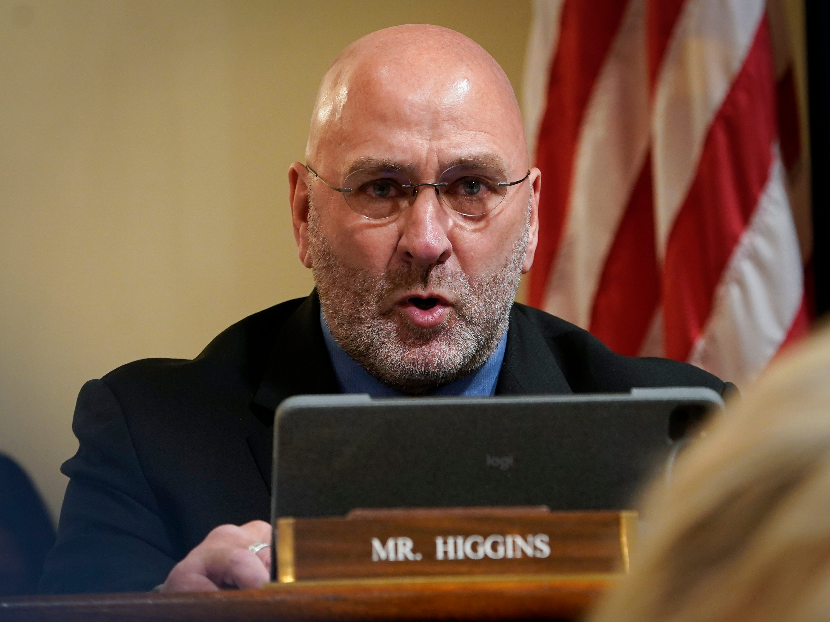Rep. Clay Higgins (R-LA) is photographed in April.