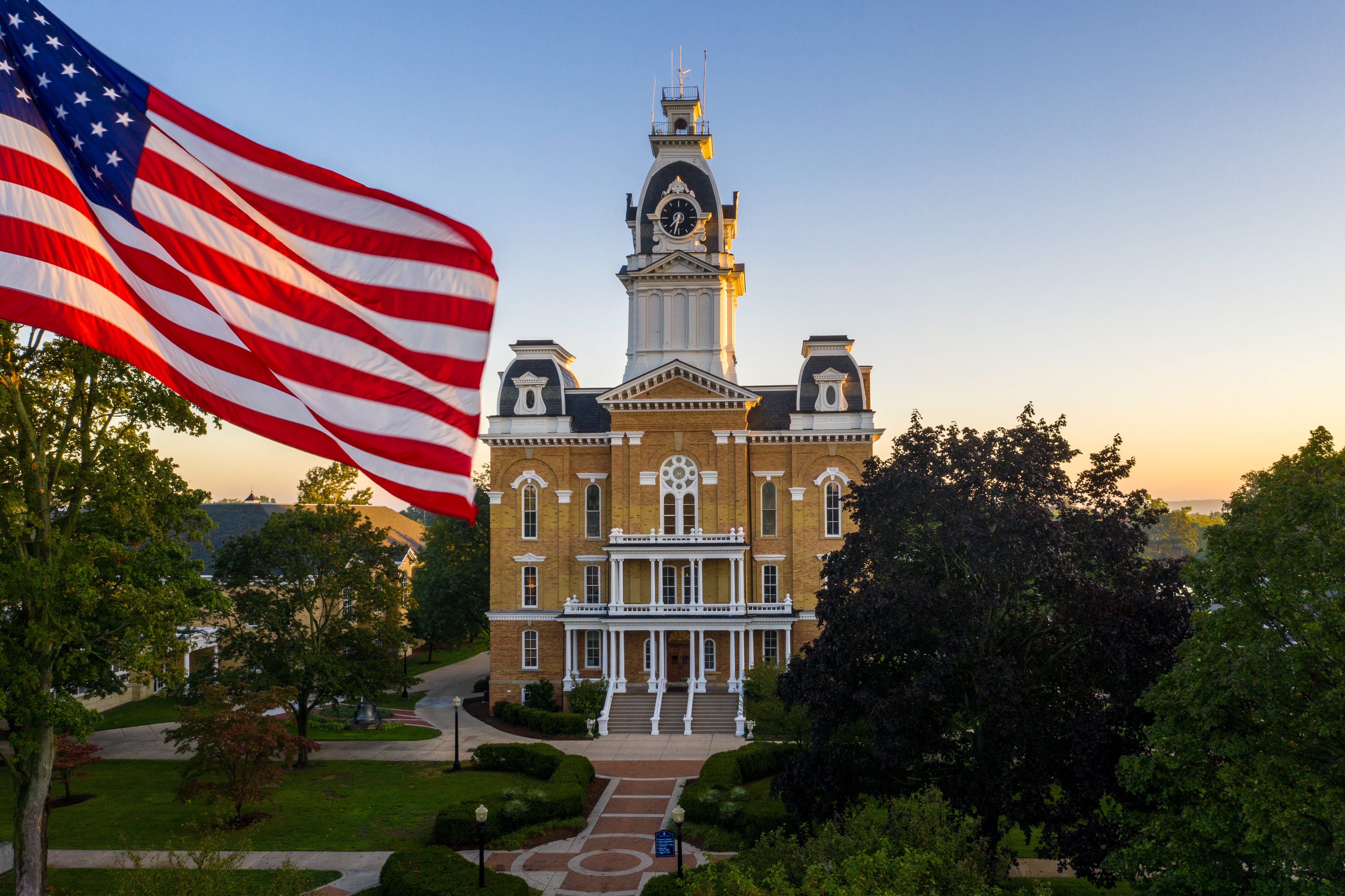 Hillsdale College, located in Hillsdale, Michigan.
