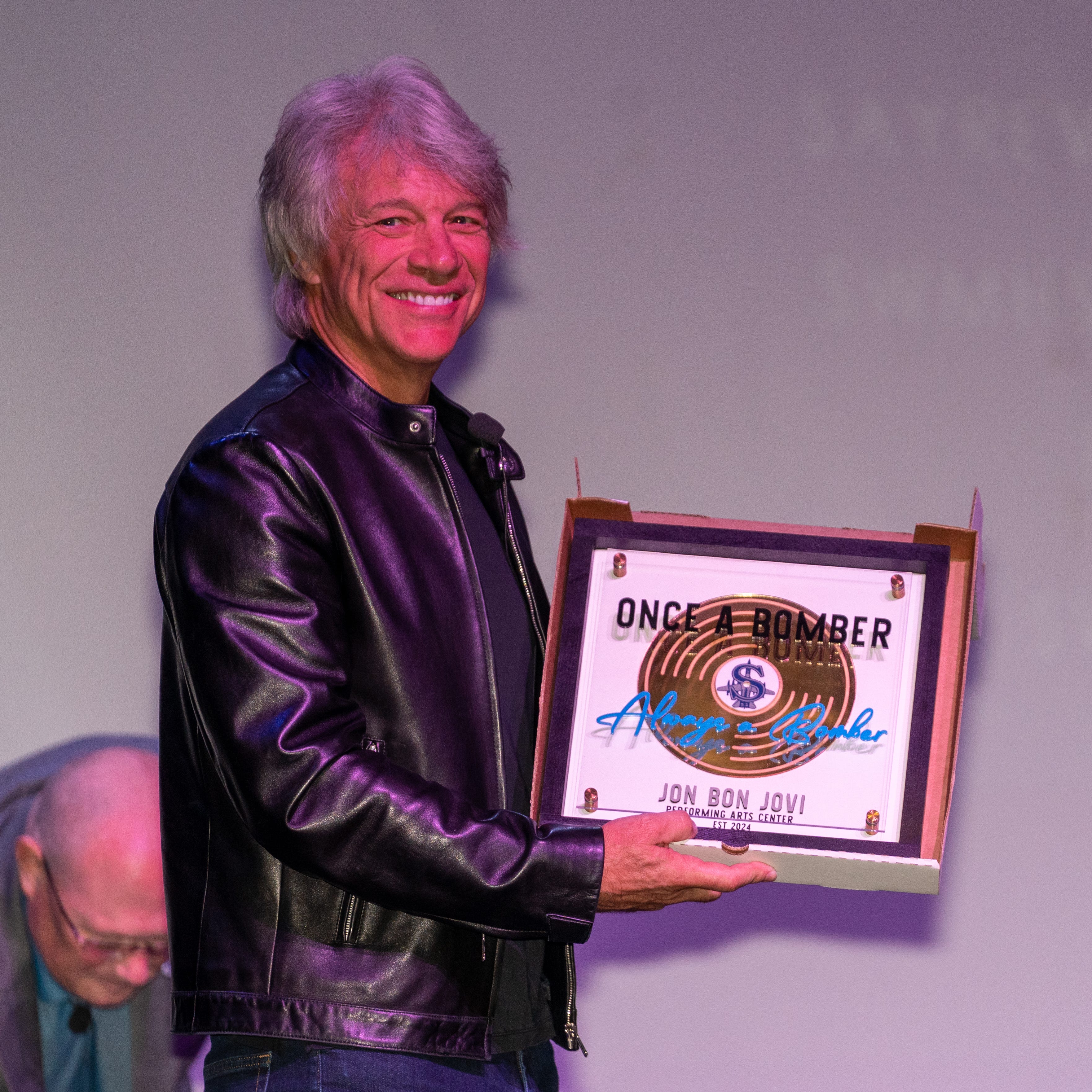 Jon Bon Jovi returns to alma mater Sayreville High School: video