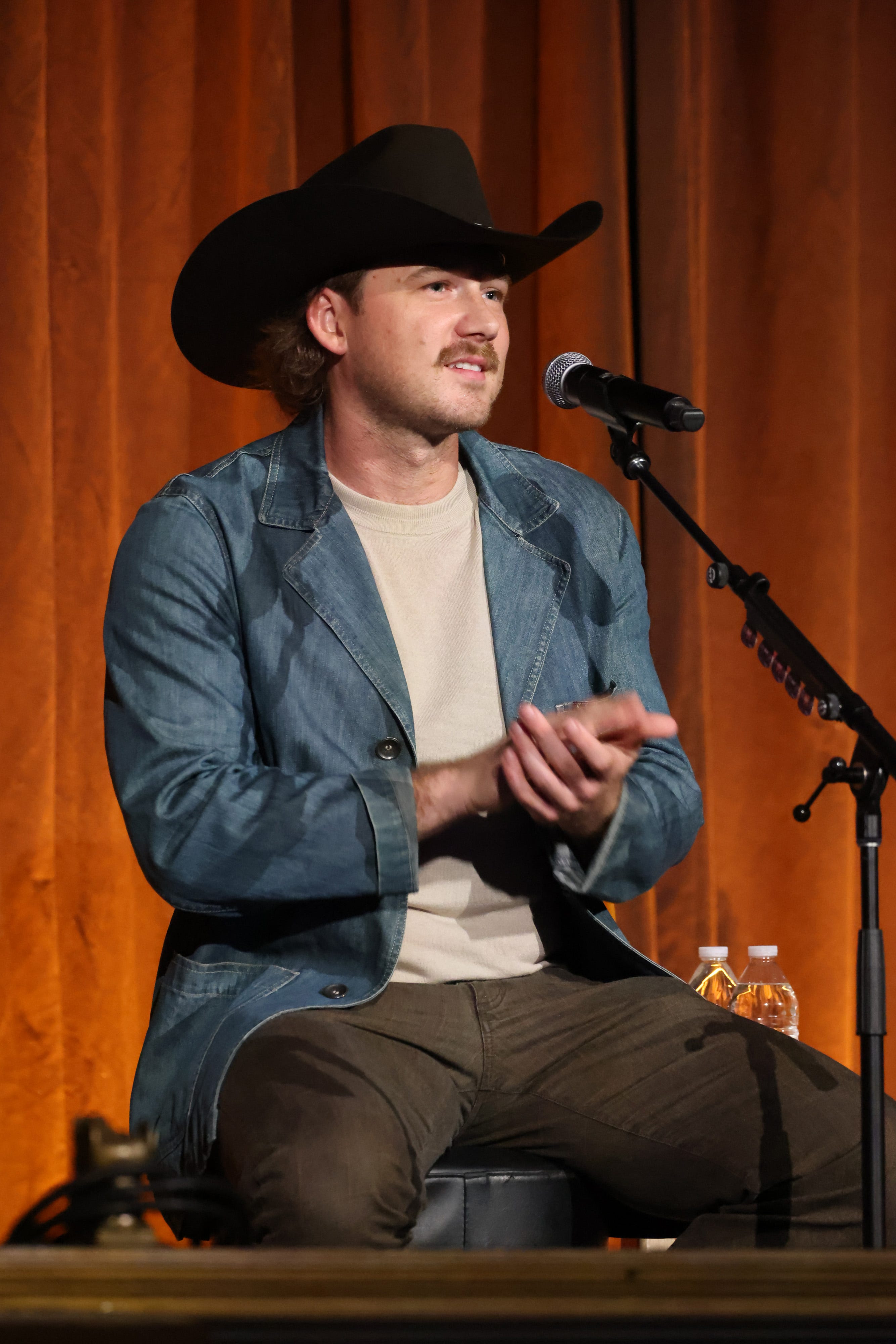 \Morgan Wallen performs onstage at the T.J. Martell Foundation 49th annual New York Honors Gala on Sept. 17, 2024, at Cipriani 42nd Street in New York City.