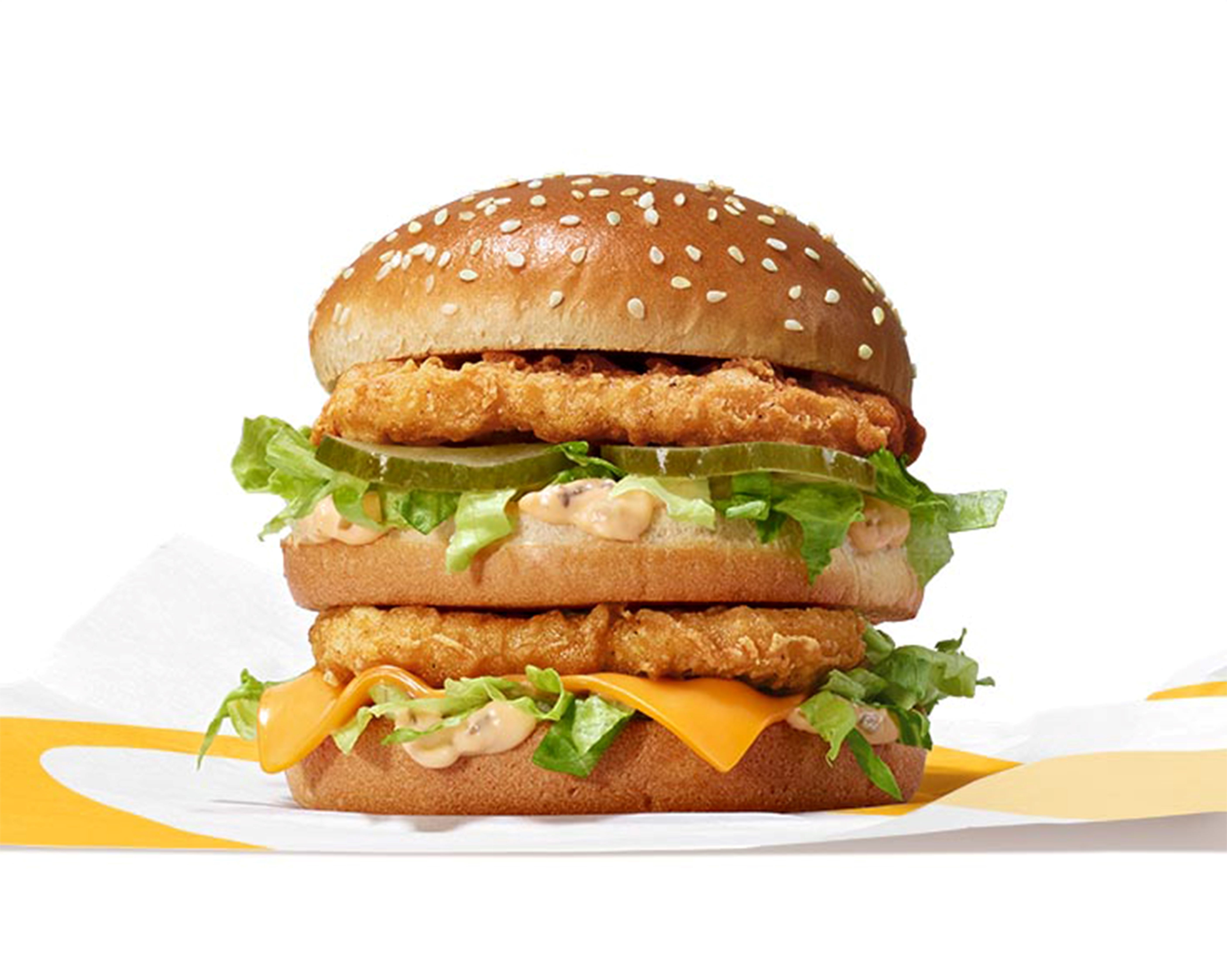 EMBARGOED UNTIL 9 A.M. ET THURSDAY, OCT. 3: The Chicken Big Mac, which has been tested in other international markets, is coming to McDonald's in the U.S. starting Oct. 10.