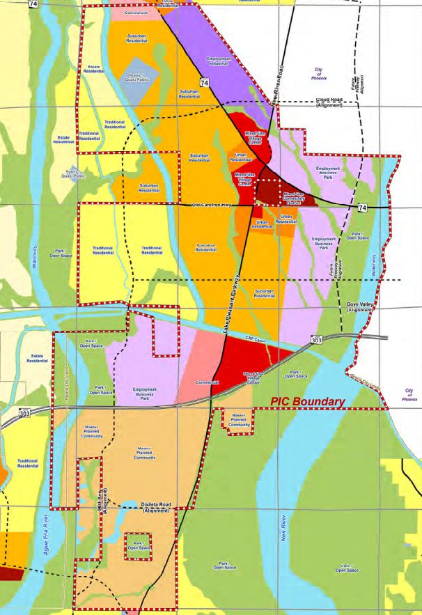City officials have called the 11.5-square-mile Peoria Innovation Core 'the next frontier,' with tech giants like Amkor readying manufacturing plants.