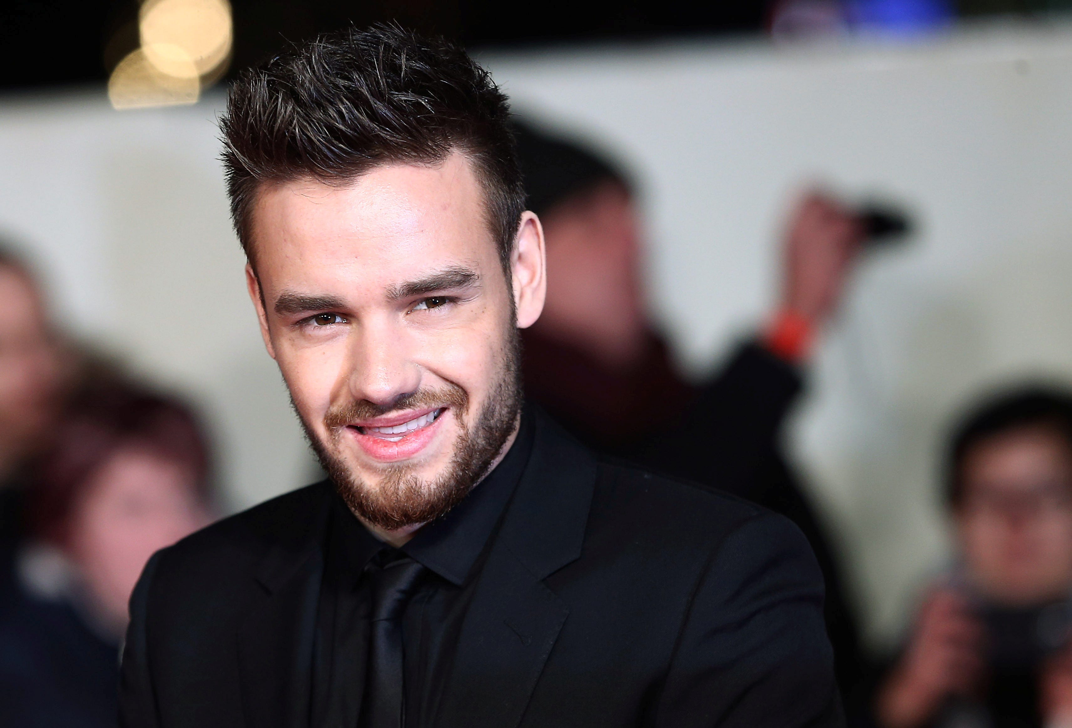 Singer Liam Payne poses for photographers at the world premiere of the film "I am Bolt" in London.