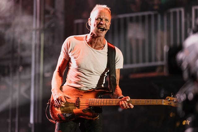 Sting, along with guitarist Dominic Miller and drummer Chris Maas roll through a meaty set of songs from The Police and Sting's solo catalog on his Sting 3.0 tour.