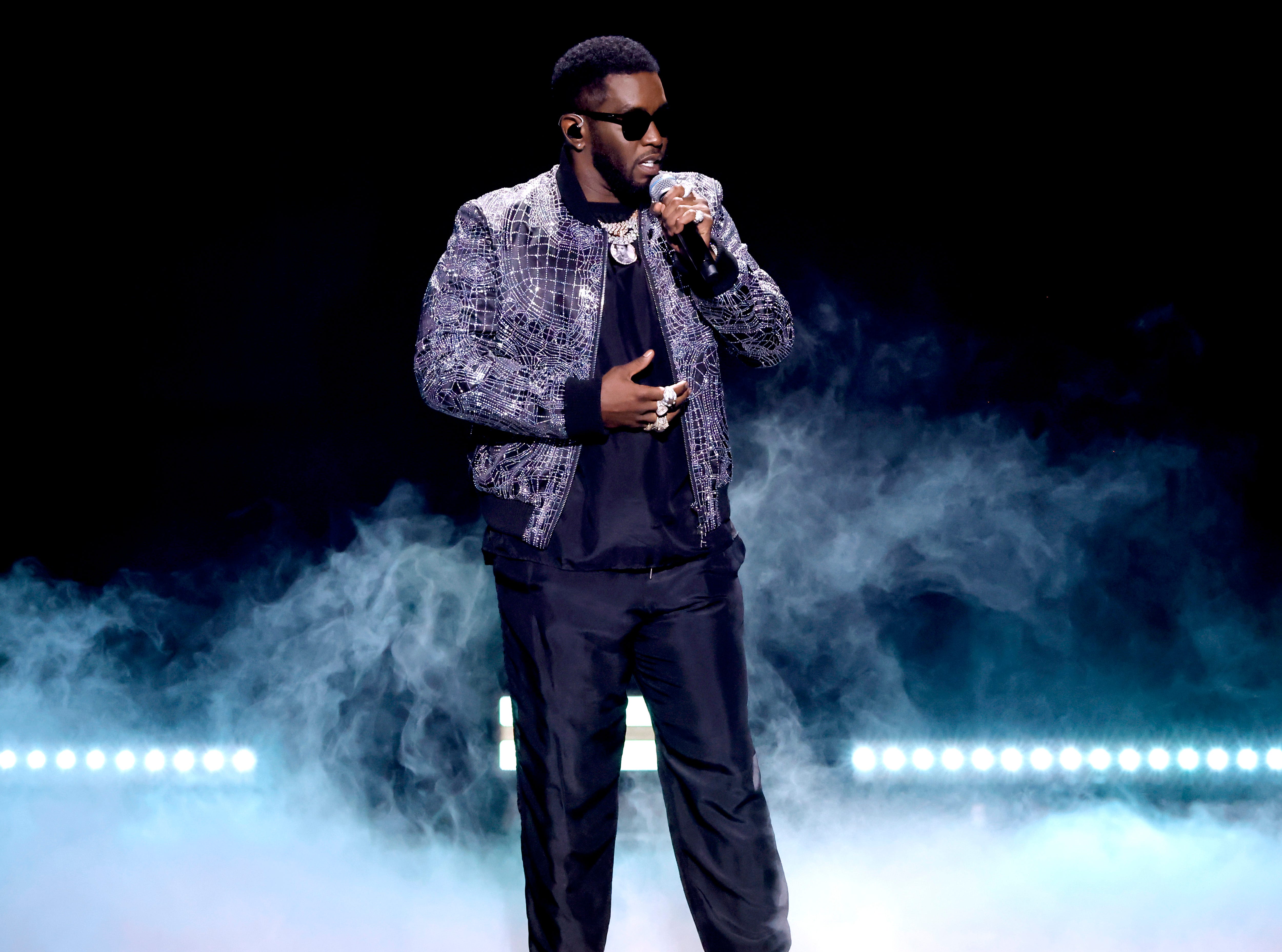 LAS VEGAS, NEVADA - SEPTEMBER 24: (FOR EDITORIAL USE ONLY) Sean â€œDiddy" Combs performs onstage during the 2022 iHeartRadio Music Festival at T-Mobile Arena on September 24, 2022 in Las Vegas, Nevada. (Photo by Kevin Winter/Getty Images for iHeartRadio)