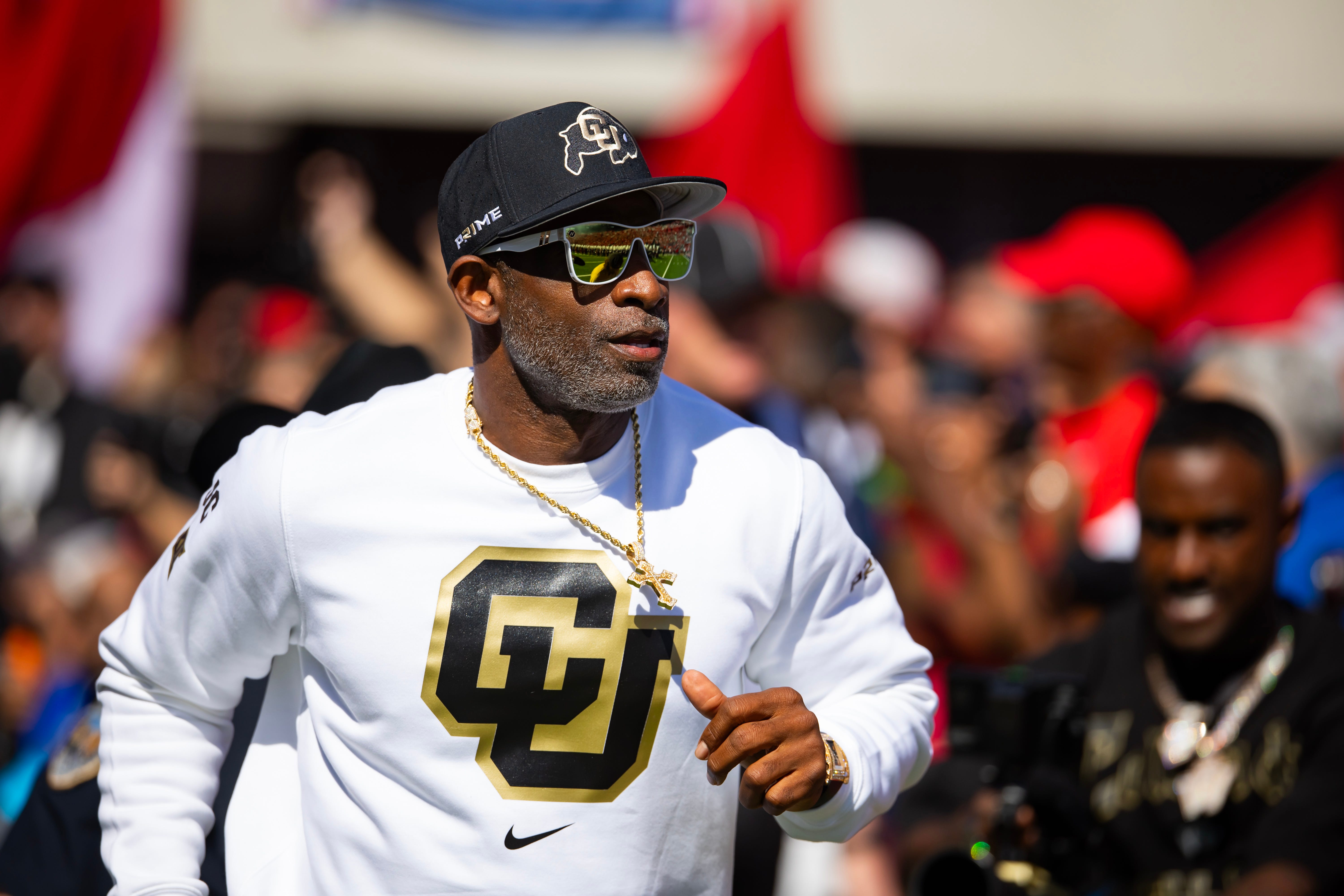 Colorado Buffalos head coach Deion Sanders will lead his team against Cincinnati on Saturday night.