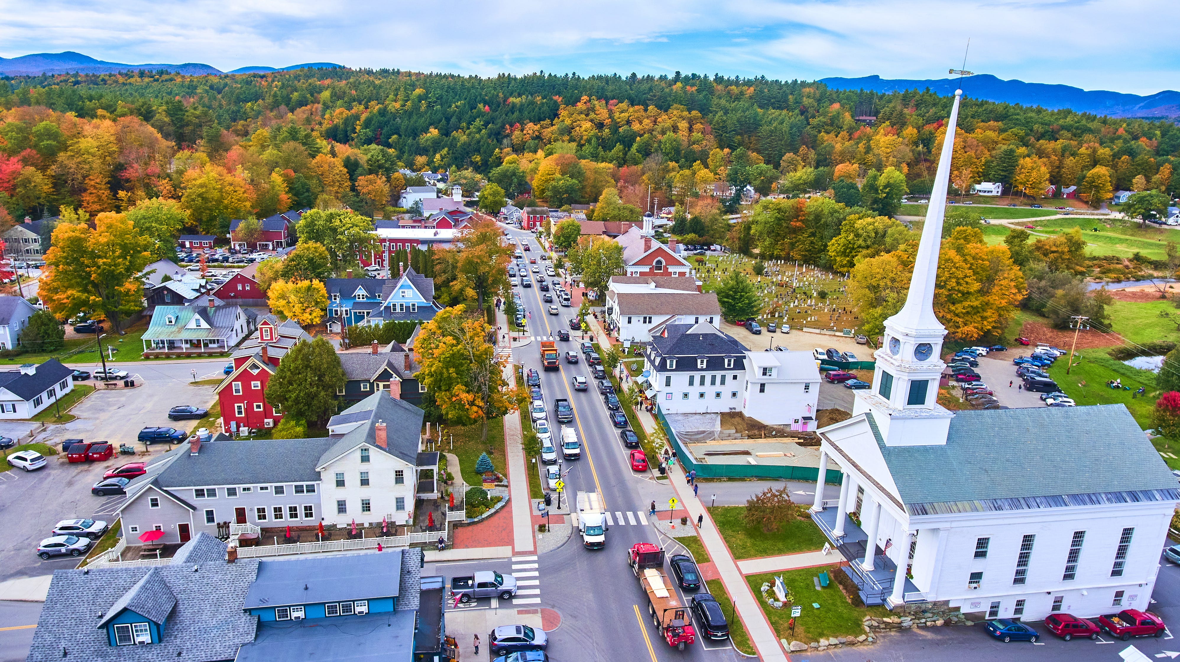 Fall foliage in Vermont is beautiful. This spot is a must-see