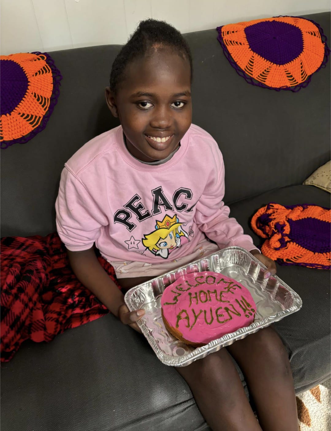 Ayuen Leet returns home from Rehab following an accident on Shrewsbury St.