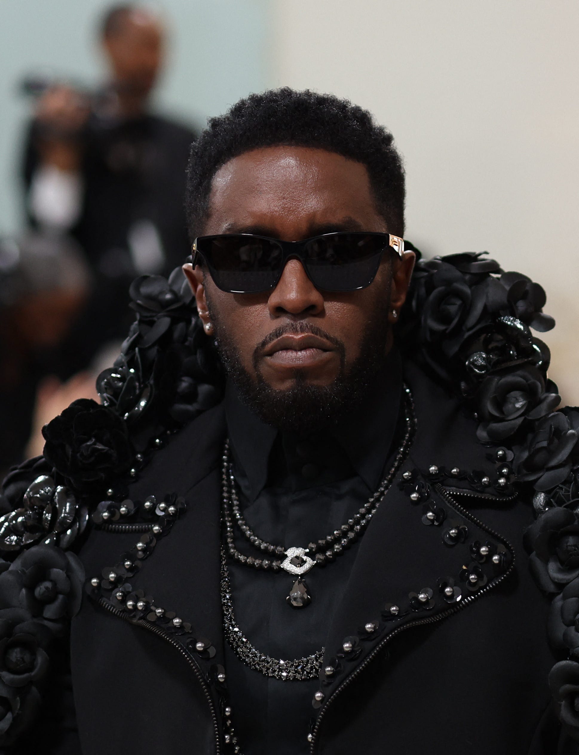 Sean "Diddy" Combs poses at the Met Gala, an annual fundraising gala held for the benefit of the Metropolitan Museum of Art's Costume Institute with this year's theme "Karl Lagerfeld: A Line of Beauty" in New York City, New York, on May 1, 2023.