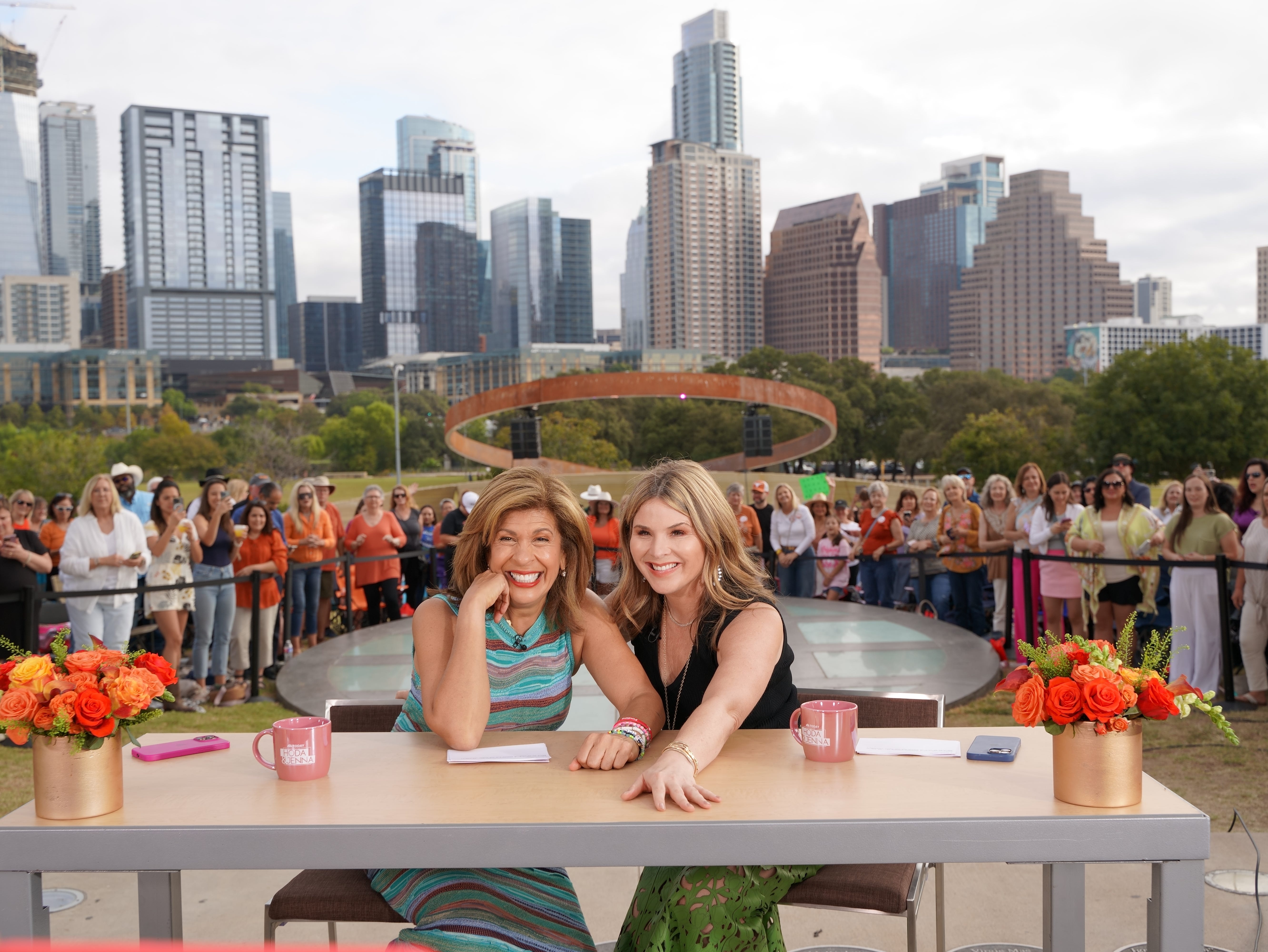 Hoda Kotb and Jenna Bush Hager, hosts of NBC's "Hoda & Jenna," came to their viewers from Austin, Texas on Oct. 24 and 25.