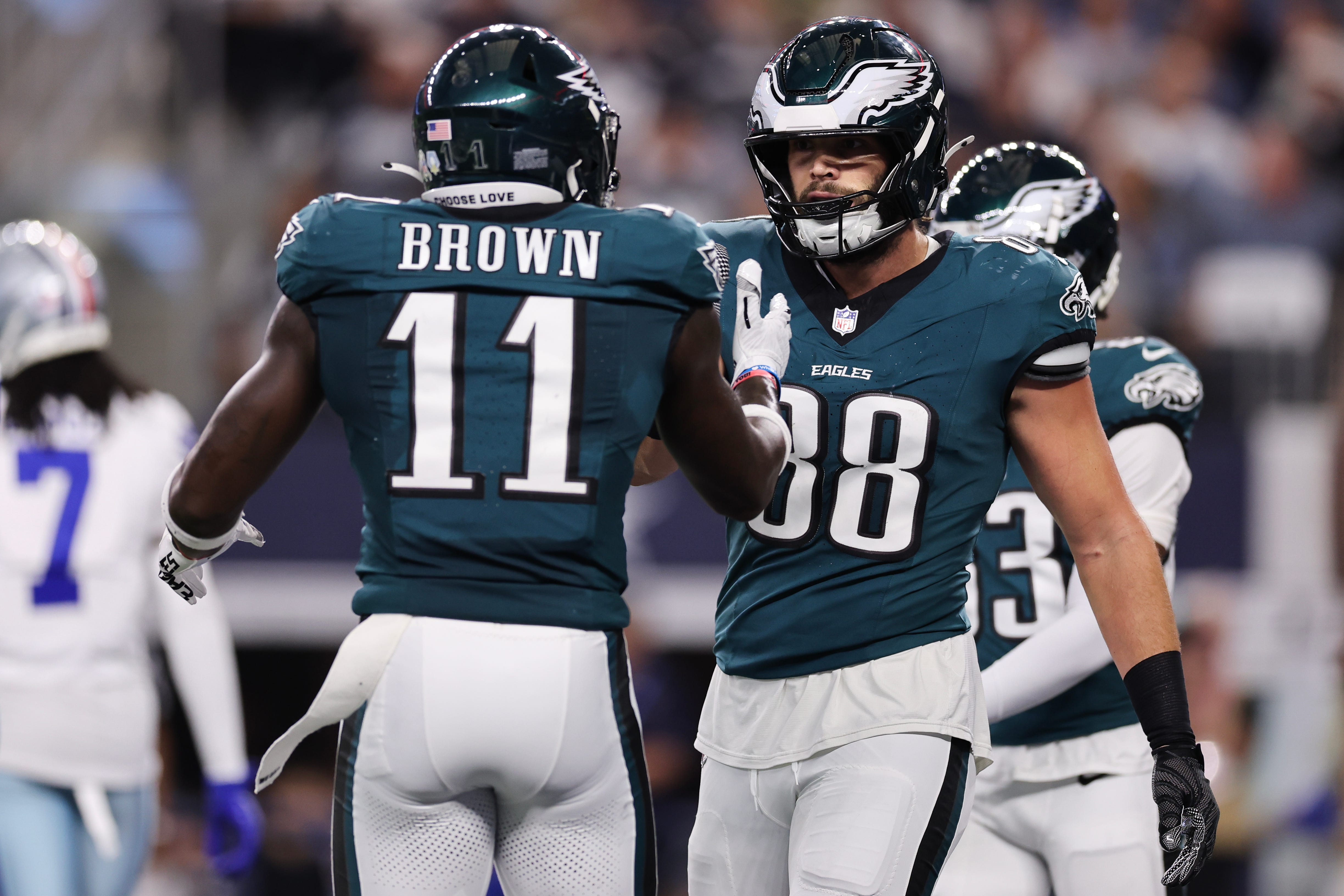 Eagles re-sign Dallas Goedert. Does that mean an A.J. Brown trade?