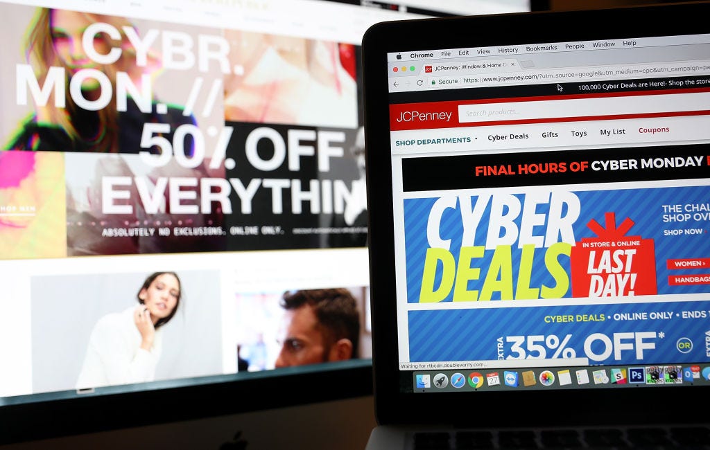 Cyber Monday falls on Monday, Dec. 2 this year.